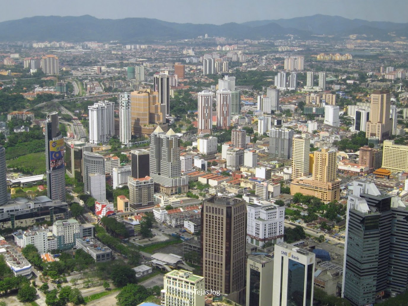 Hotel Grand Continental seen from Menara Kuala Lumpur