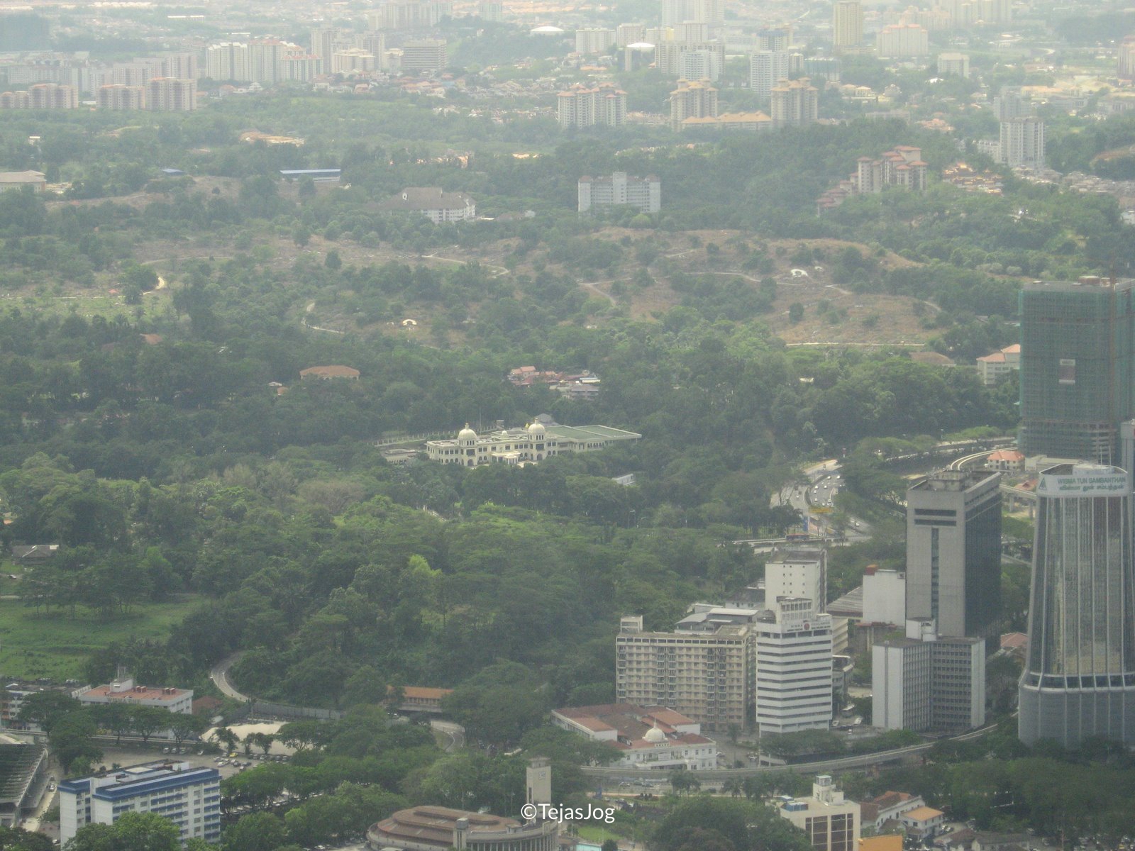 National Palace seen from Menara Kuala Lumpur