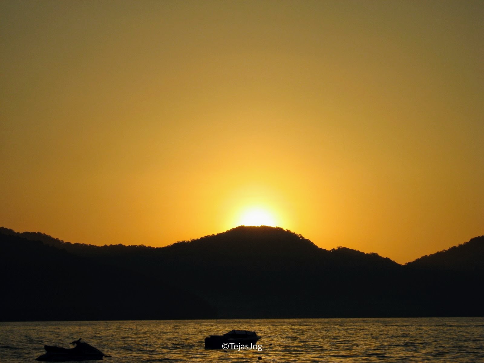 Sunset at Batu Ferringhi beach