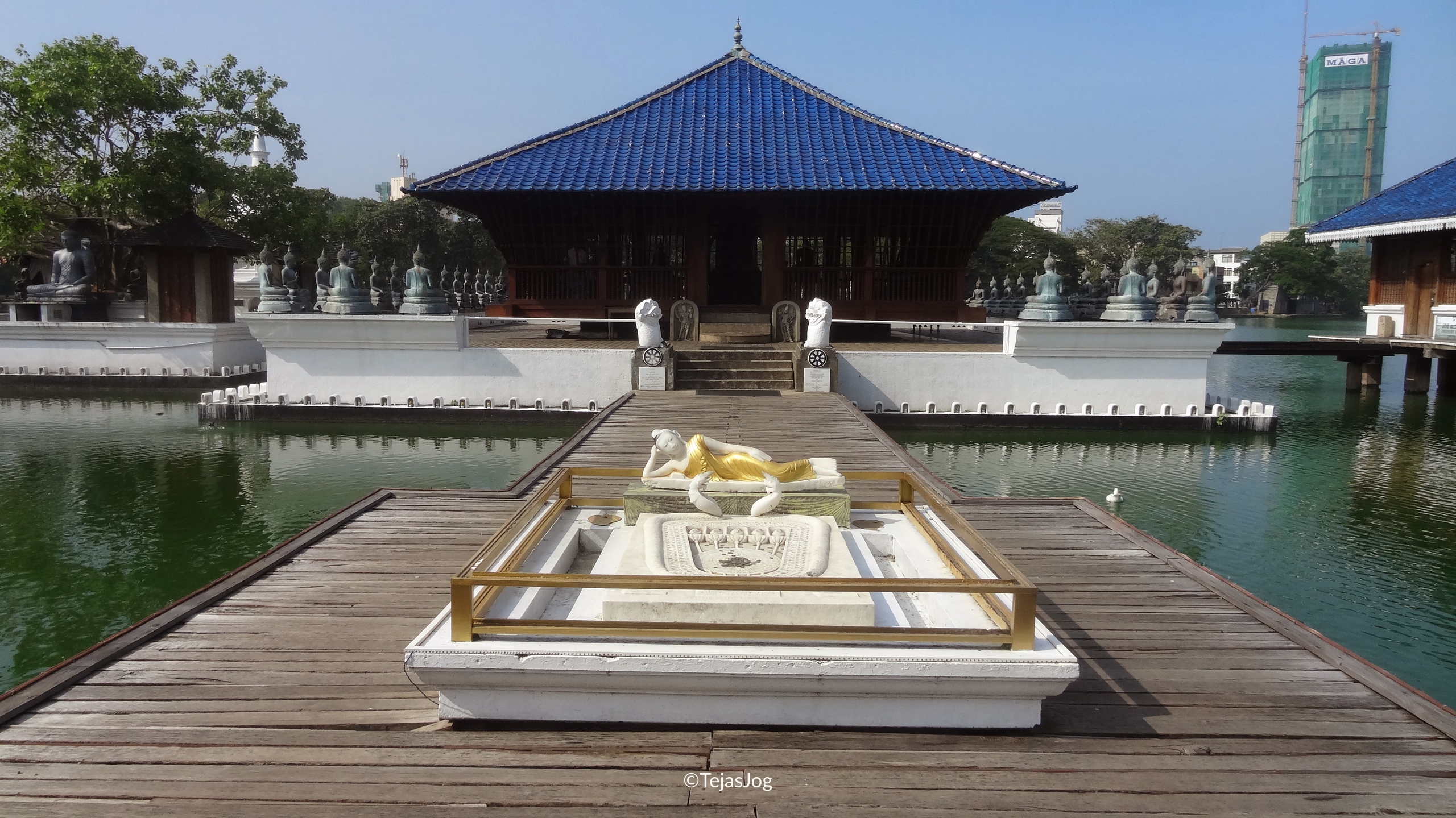 Entrance to the lakeside assembly hall