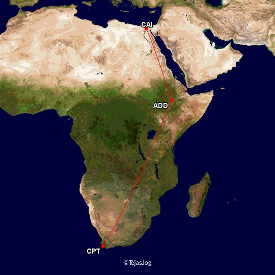 EgyptAir 851 - Ethiopian Airlines 847