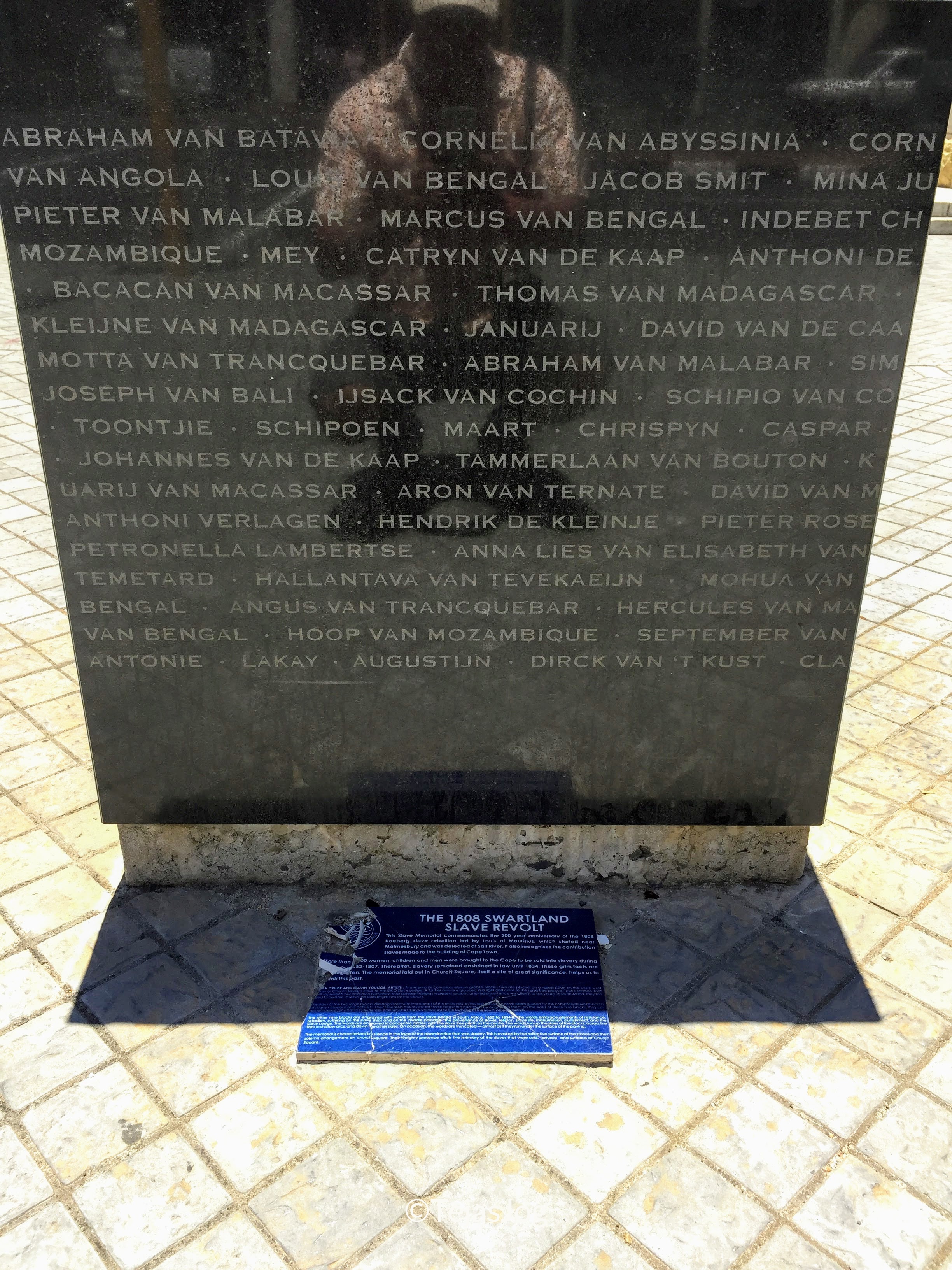 The Cape Town Memorial To The Enslaved