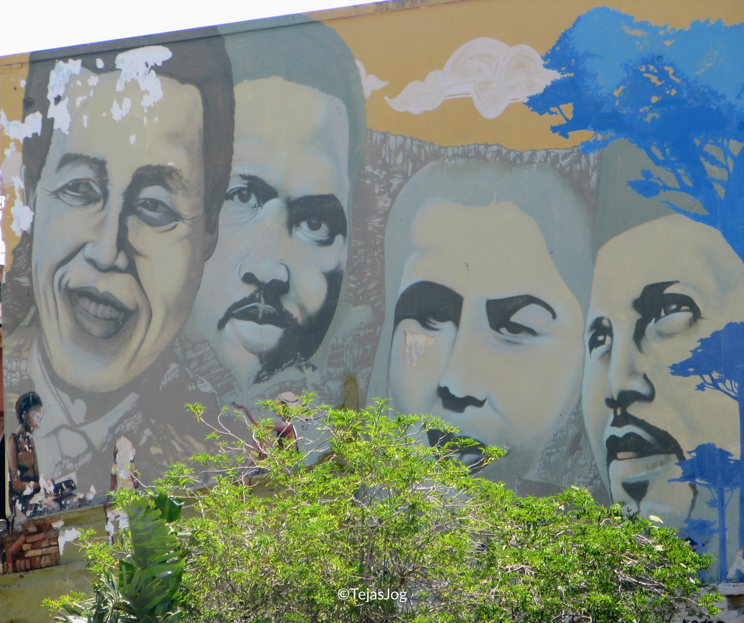 Vibrant street art reclaiming District Six