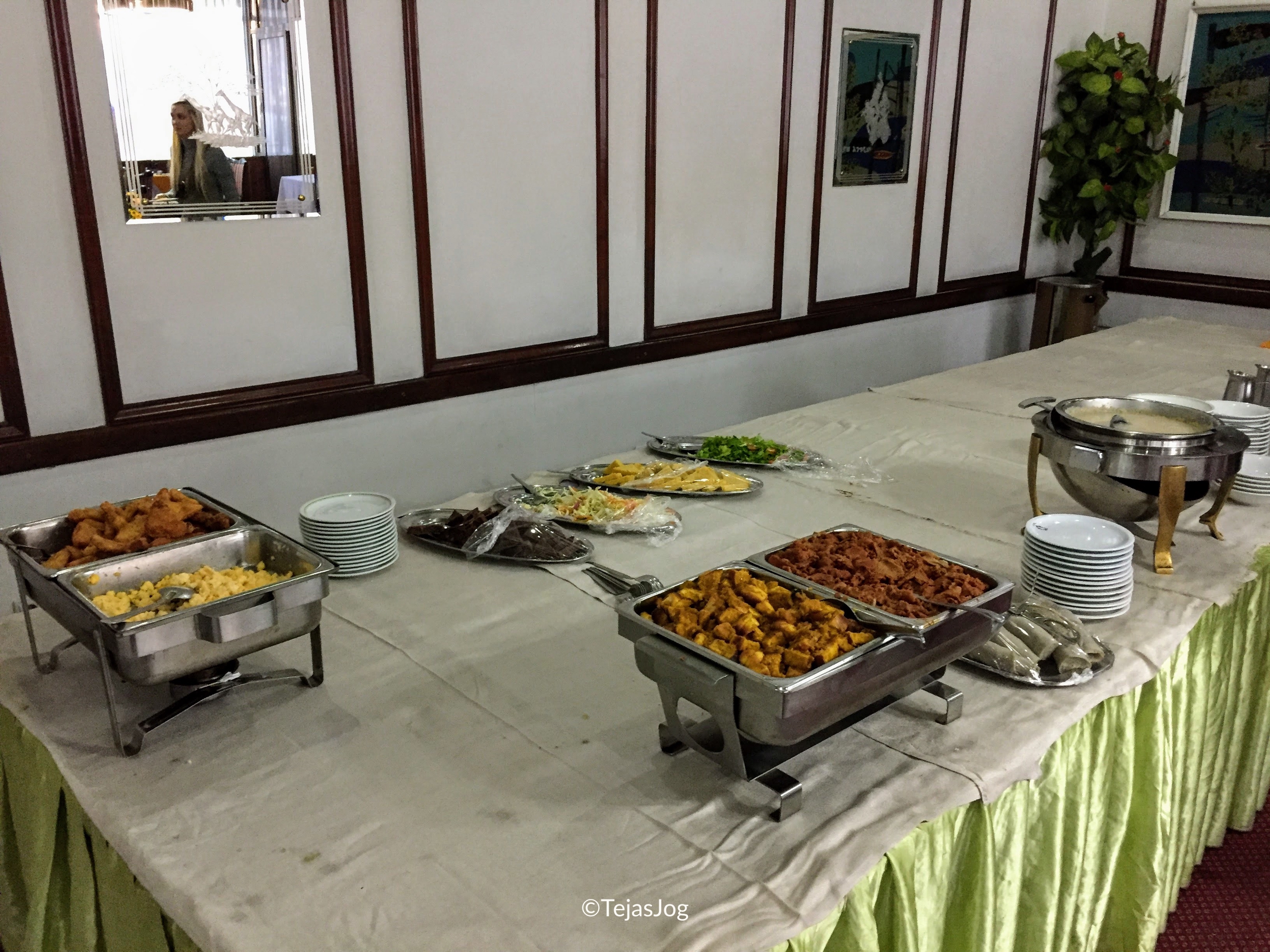 Breakfast at Ethiopia Hotel