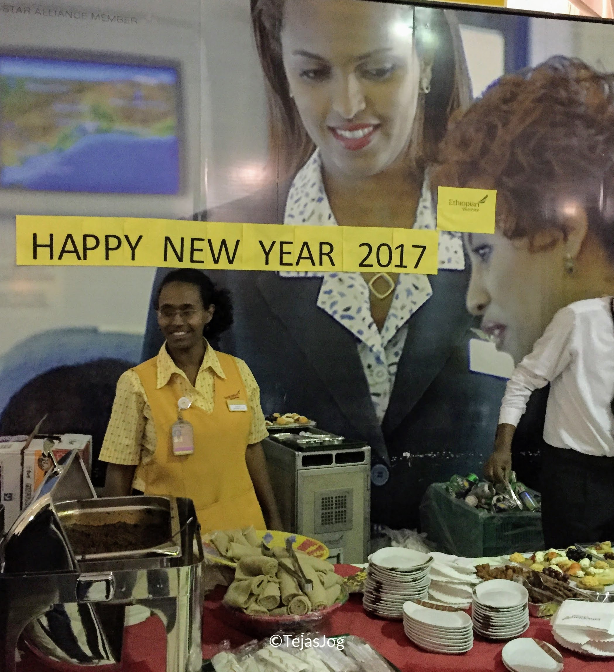 New Years' Eve celebrations at Bole Addis Ababa International Airport