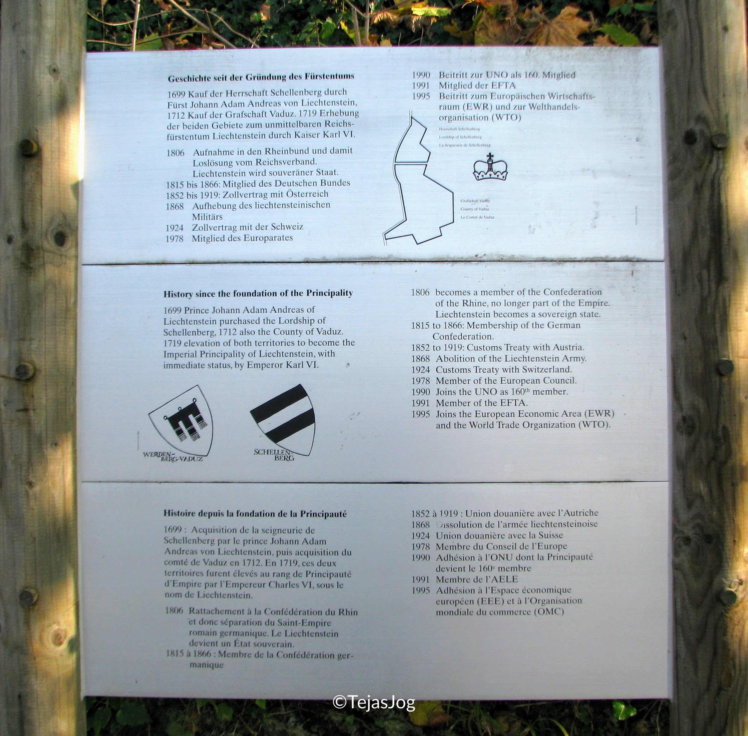 Climb to Vaduz Castle