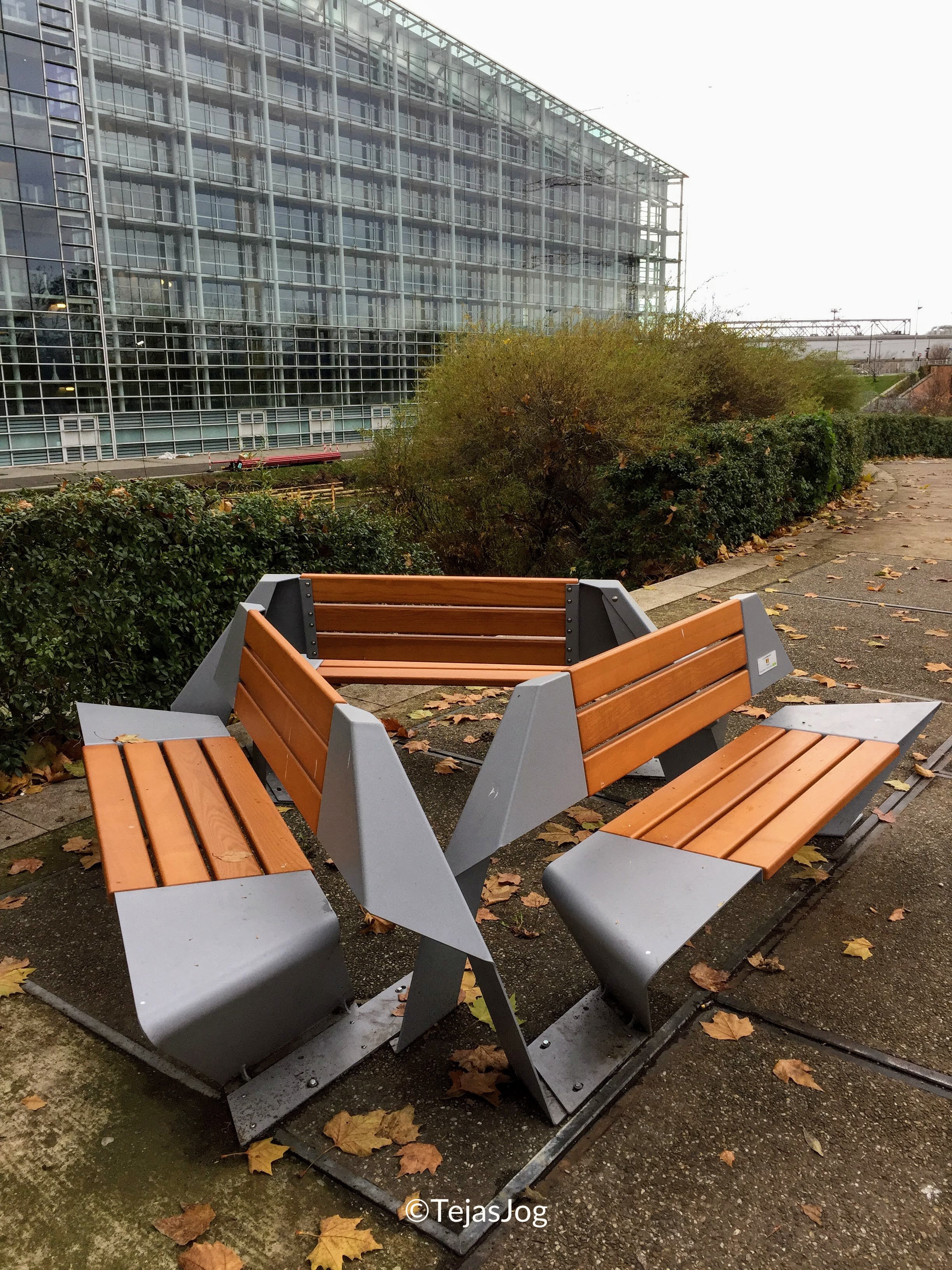 Benches designed by people from European countries