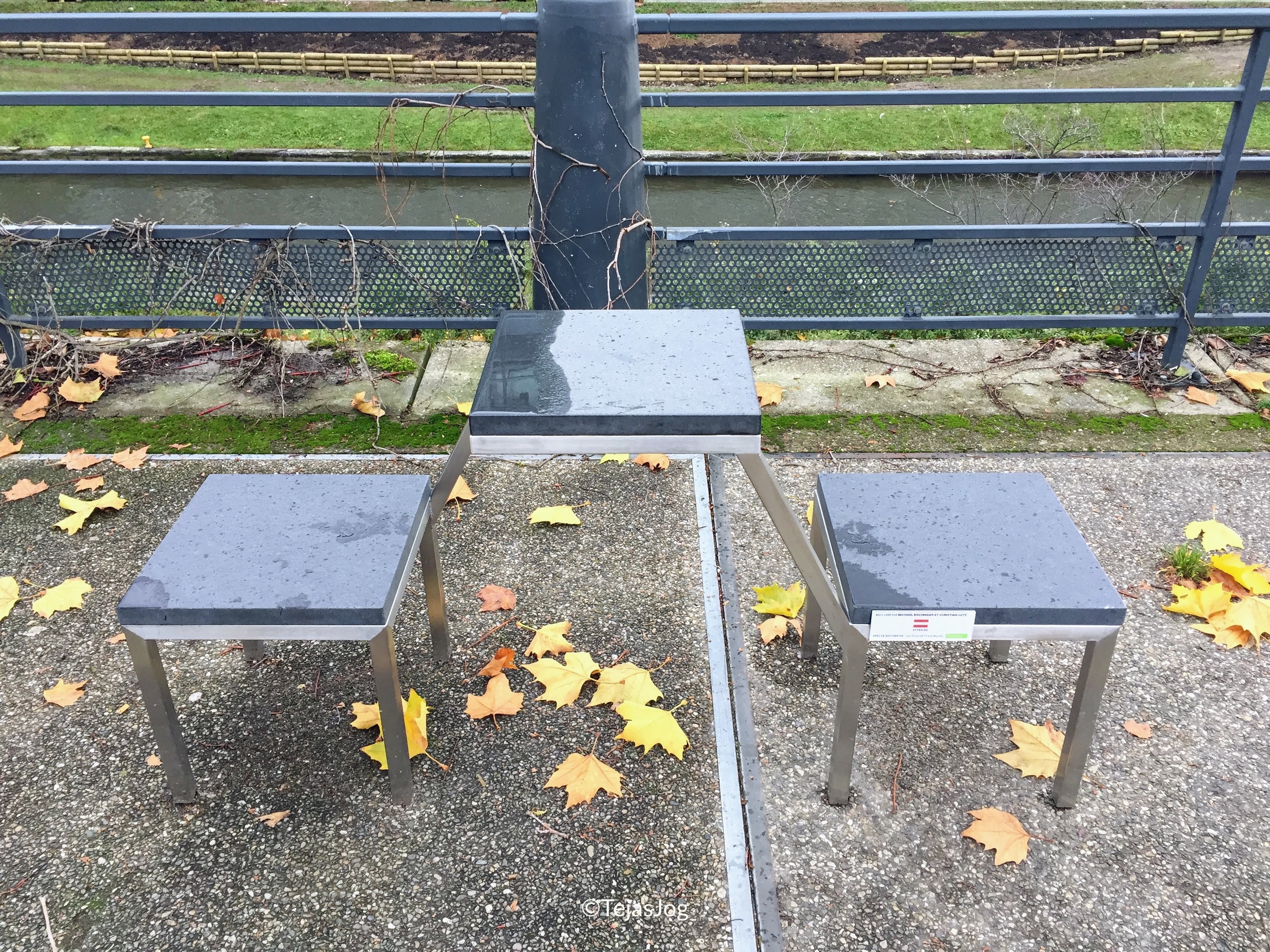 Benches designed by people from European countries