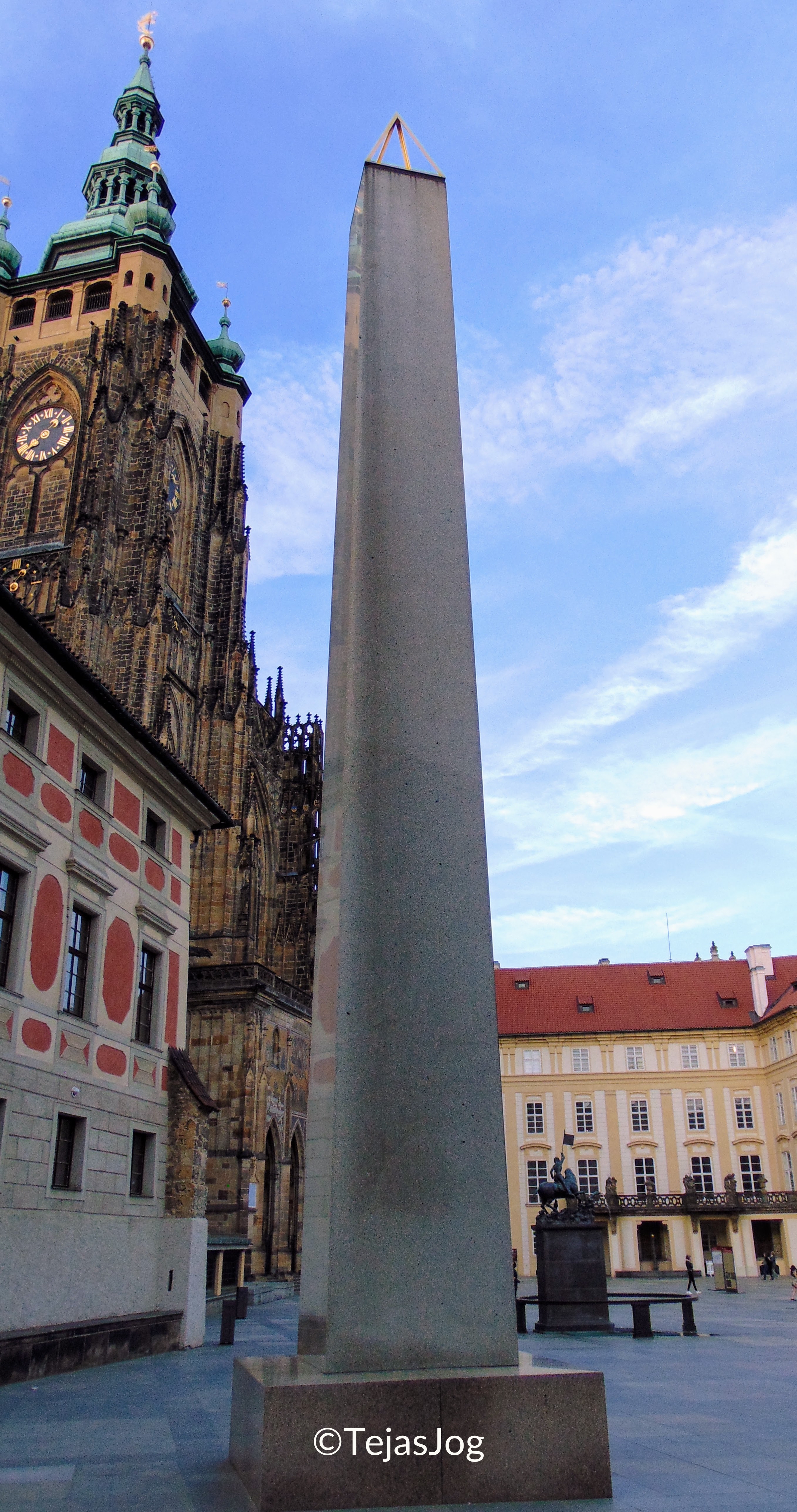 Obelisk at Prague Castle