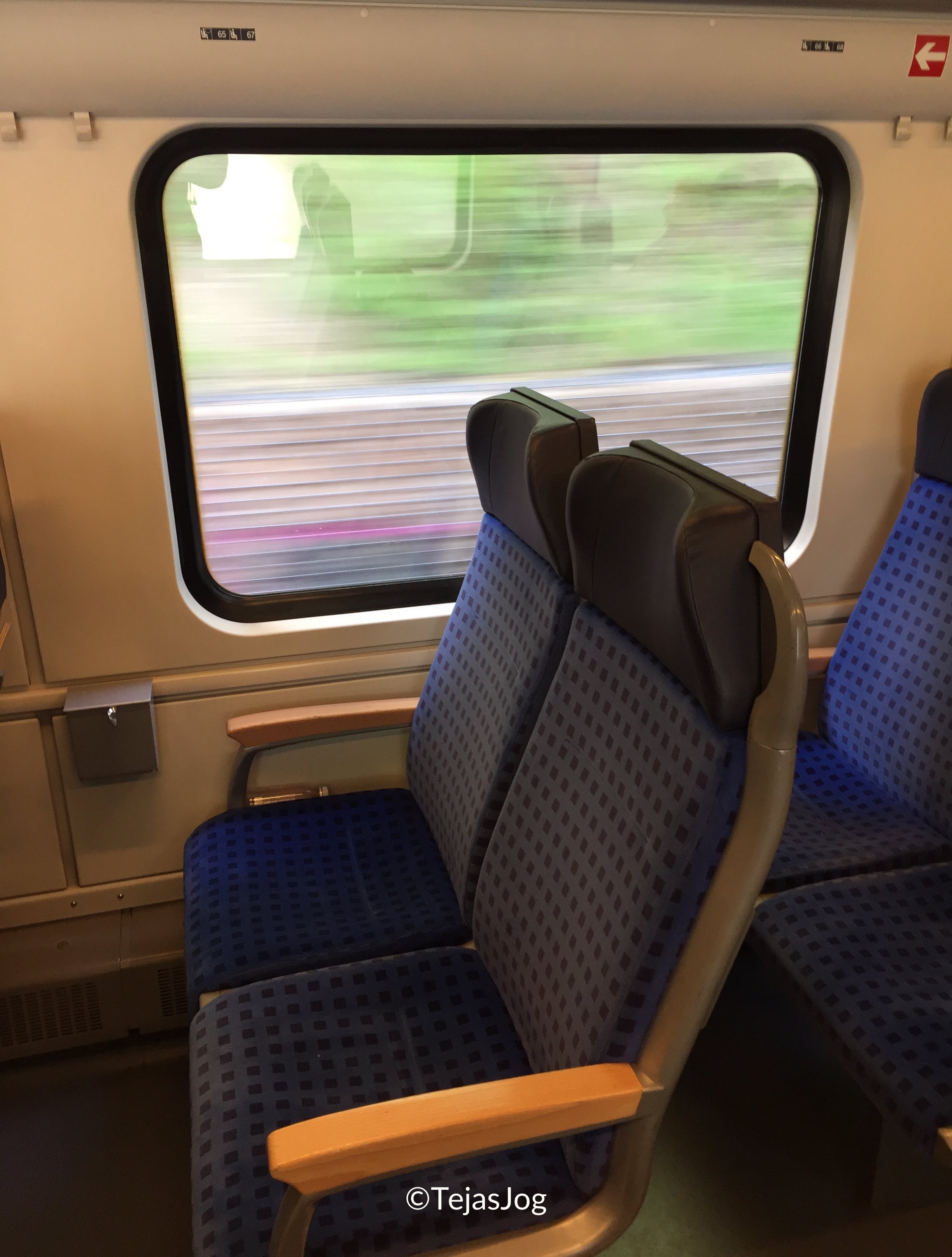 German air-conditioned regional train RE 5285