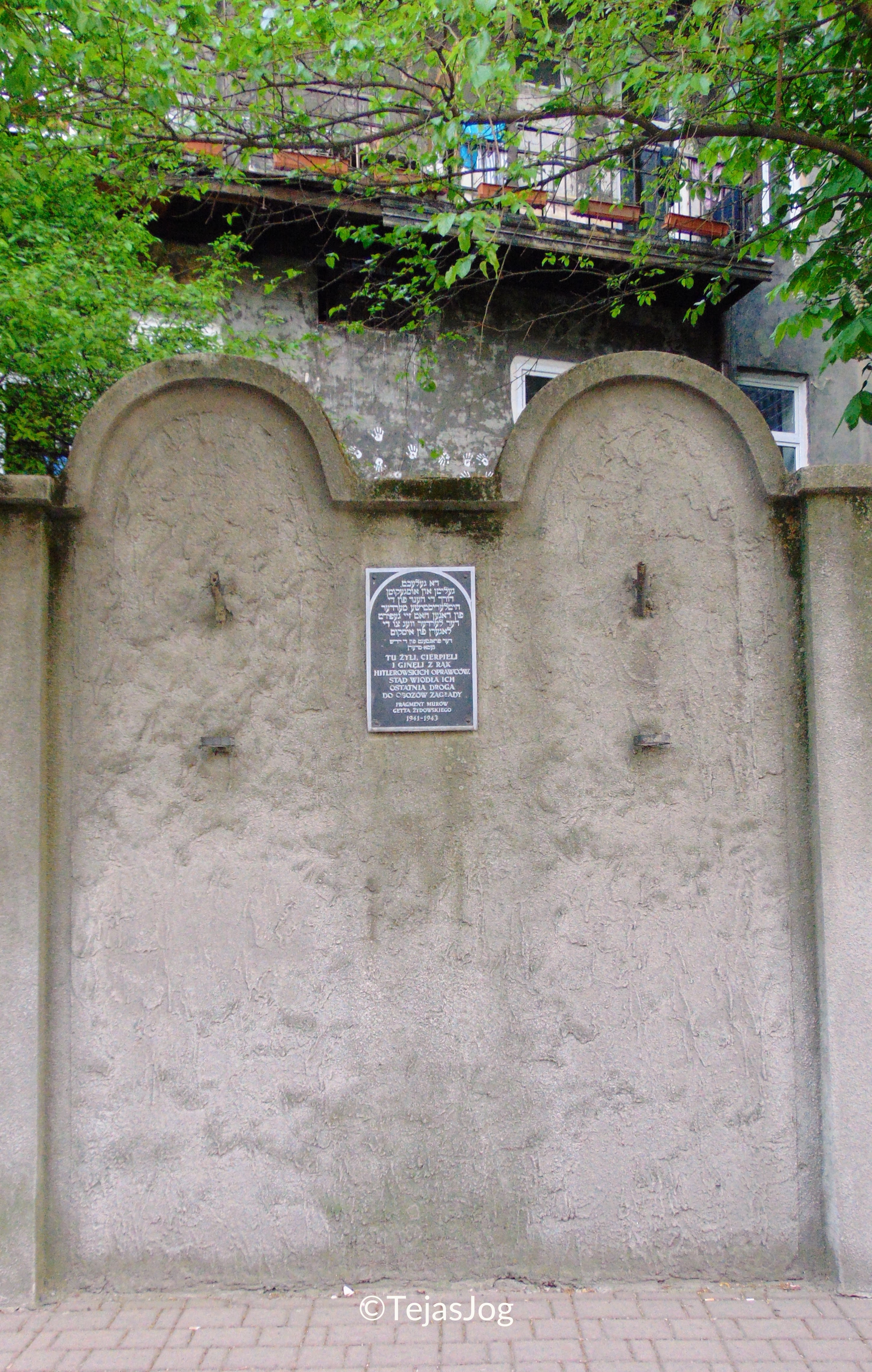 Remains of the Ghetto wall