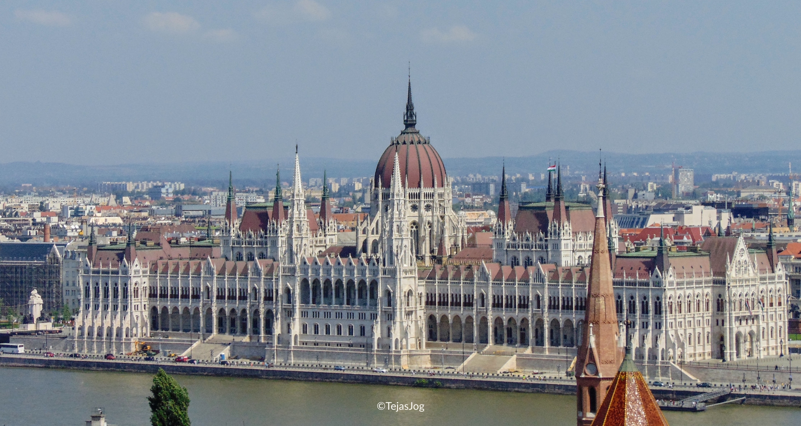 Hungarian Parliament Building seen from Fisherman's Bastion