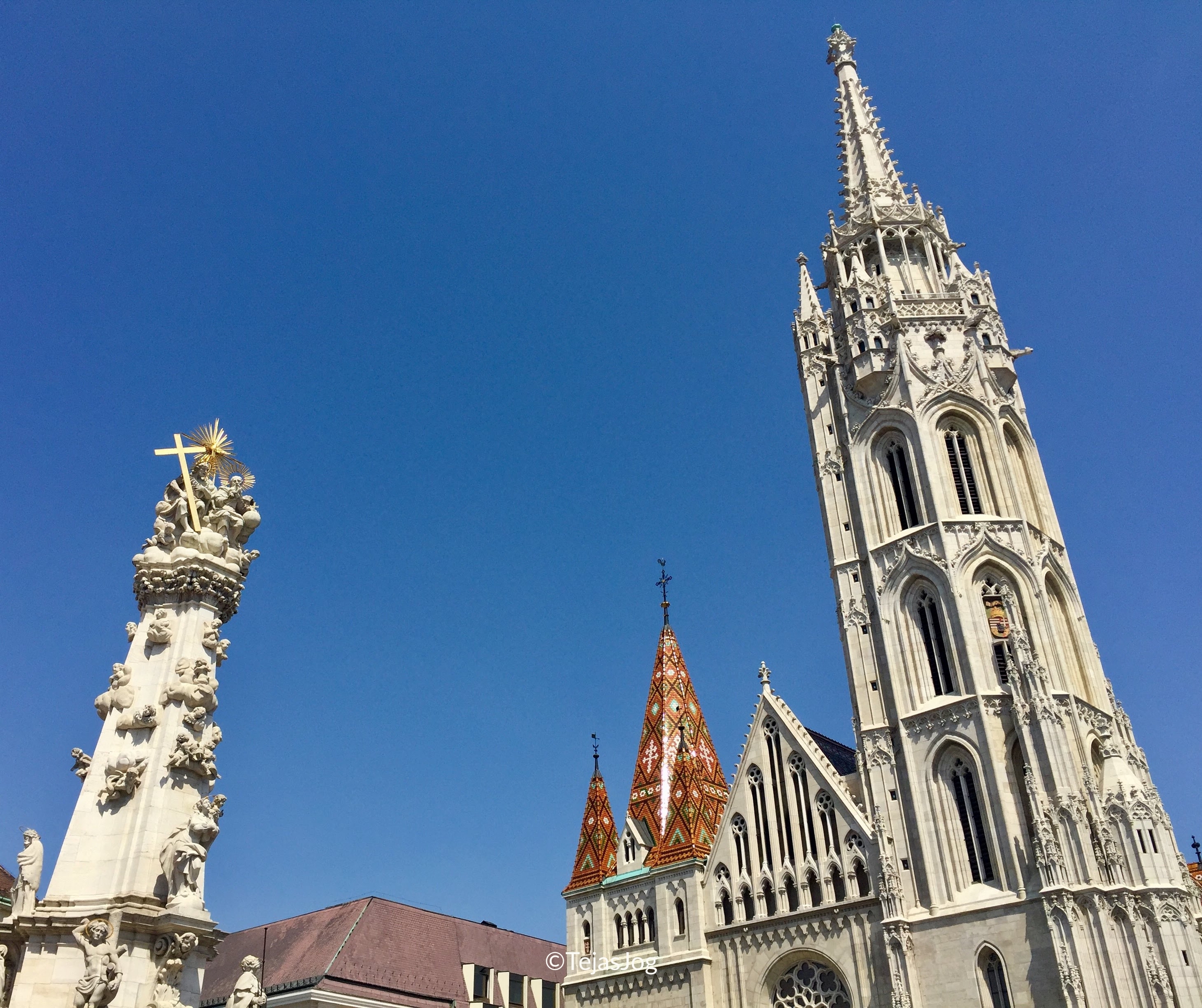 Holy Trinity Statue and The Church of Our Lady of Buda Castle
