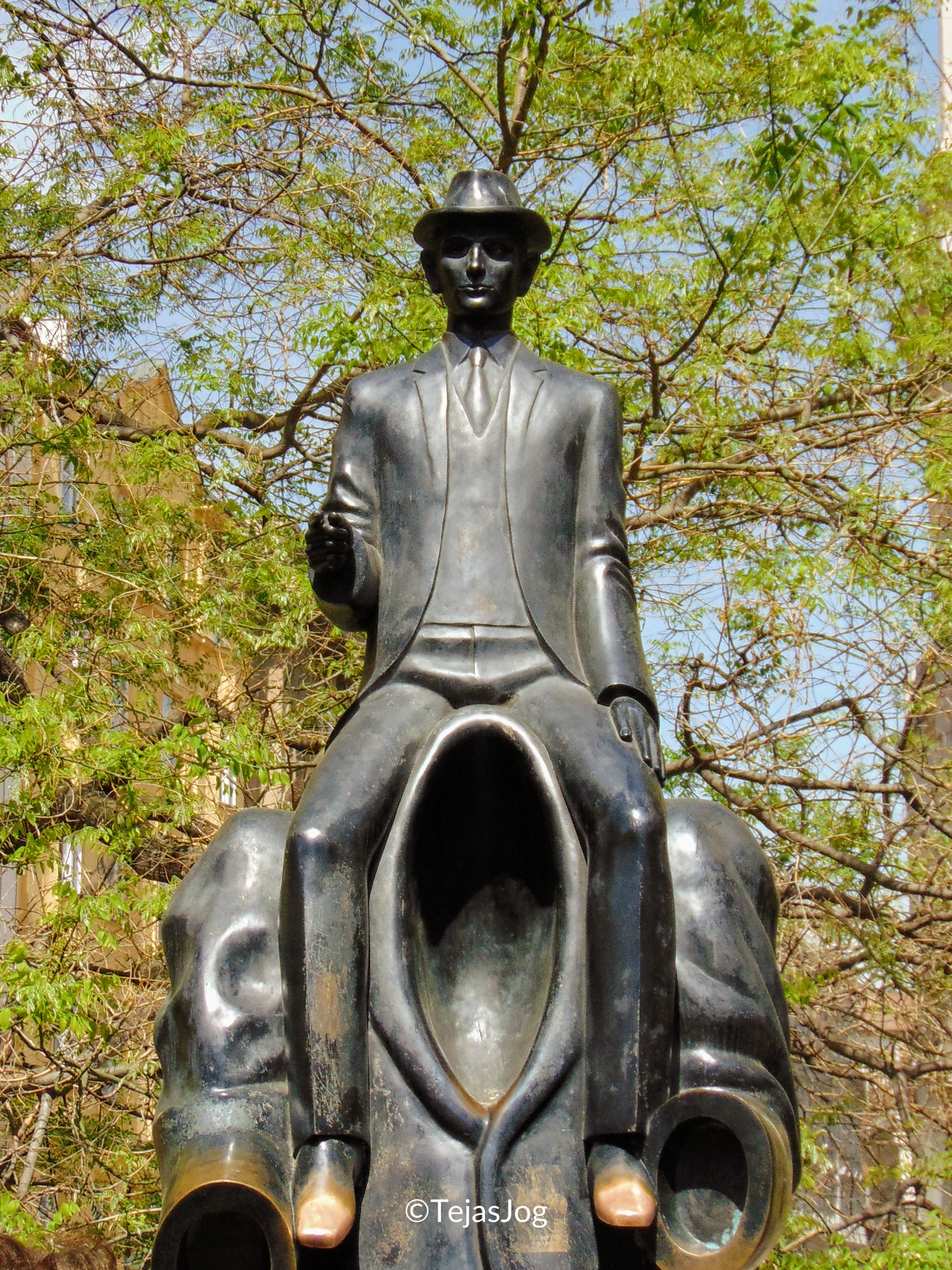 Statue of Franz Kafka