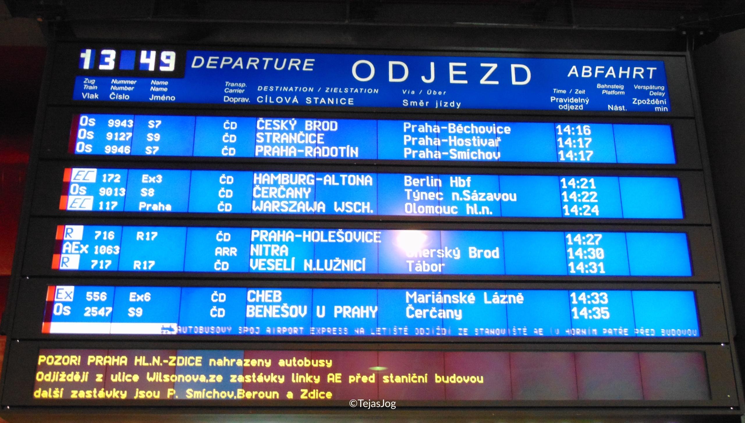 Prague Train Station