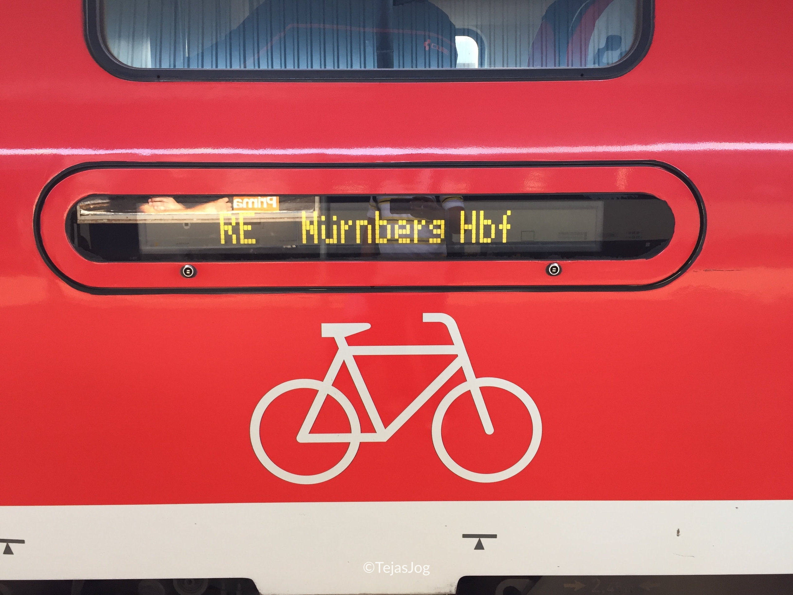 German air-conditioned regional train Sp 5290