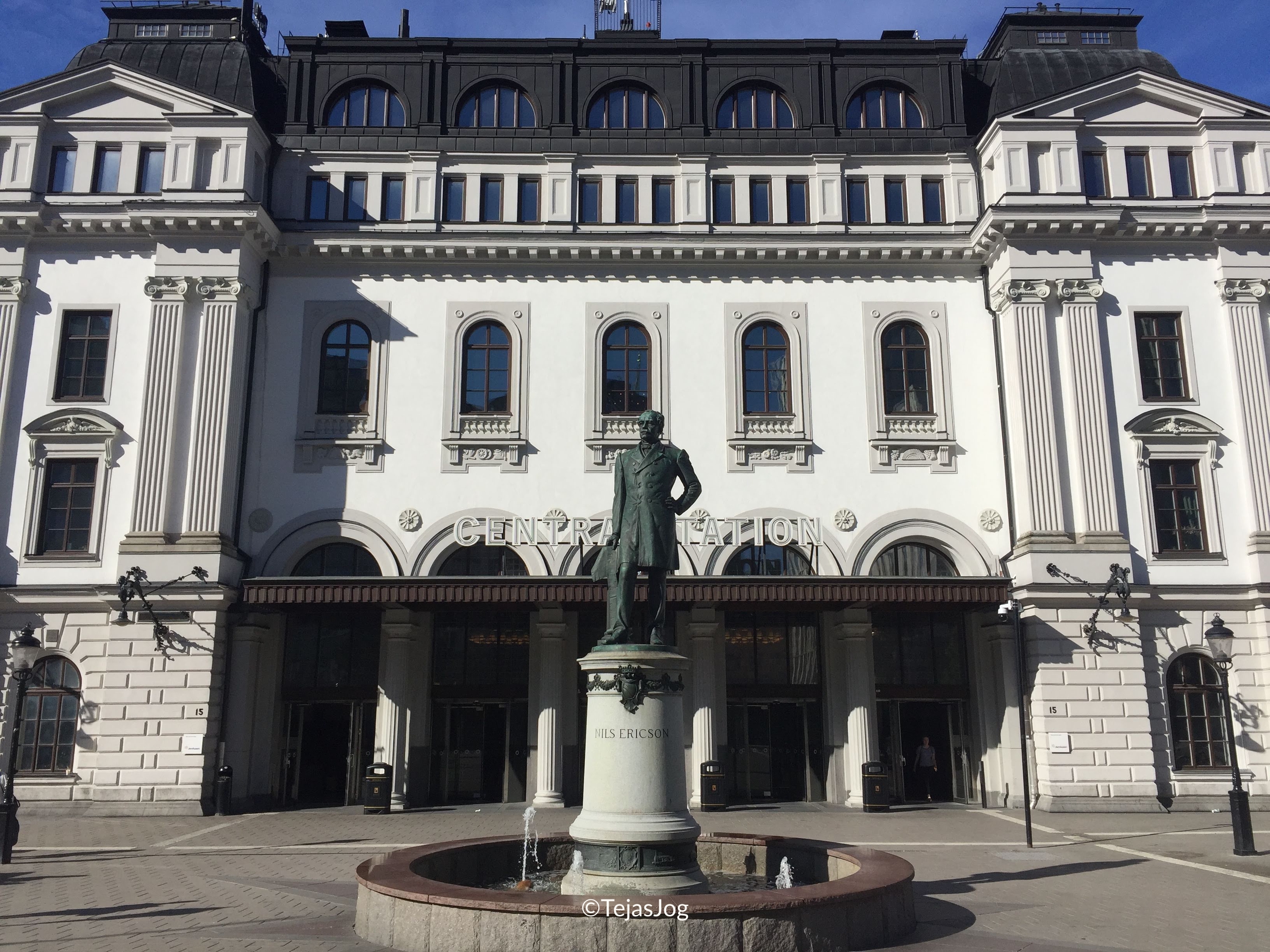 Statue of Nils Ericson at Stockholm Central Station