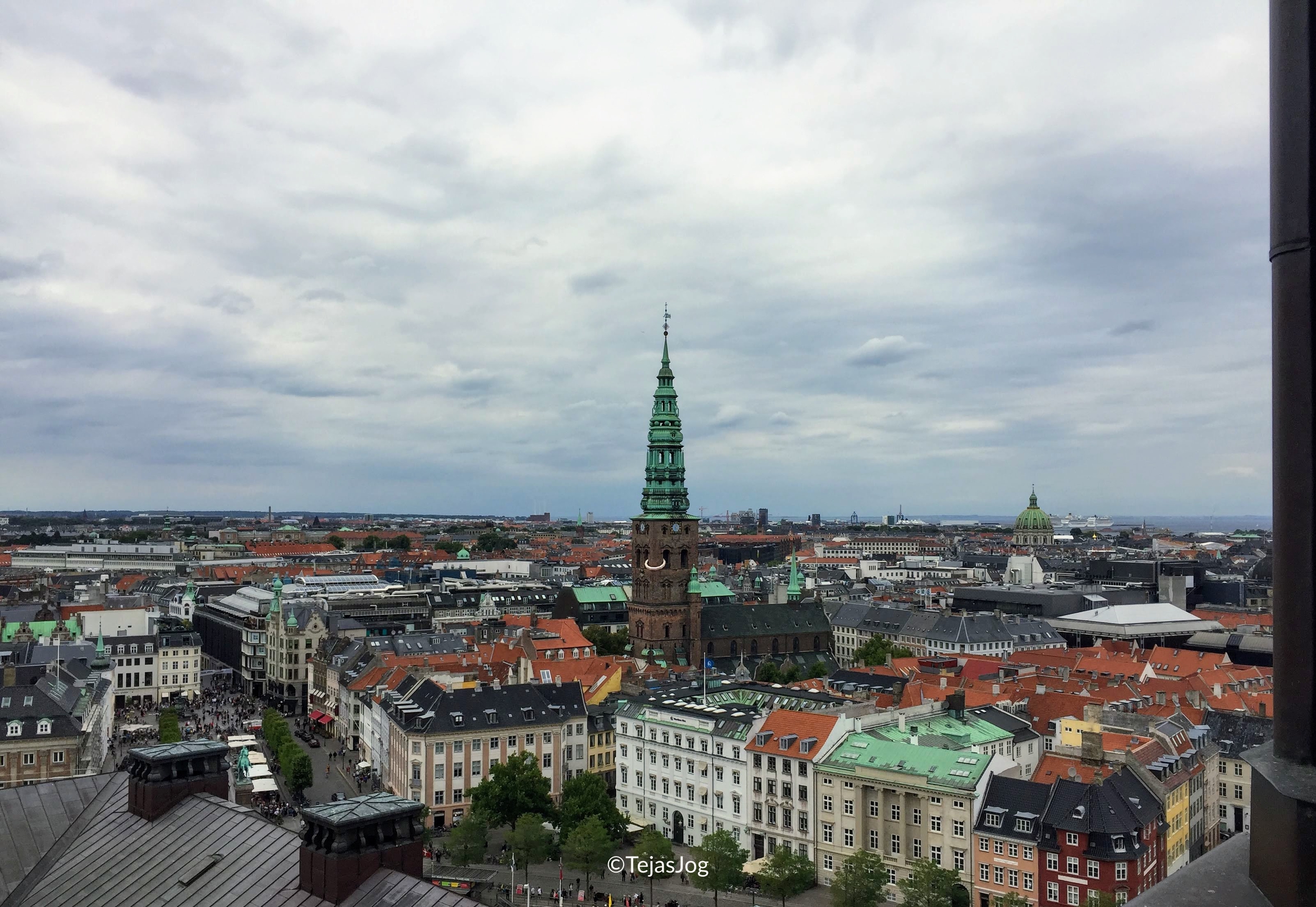 View from the Christiansborg's Tower, Tårnet