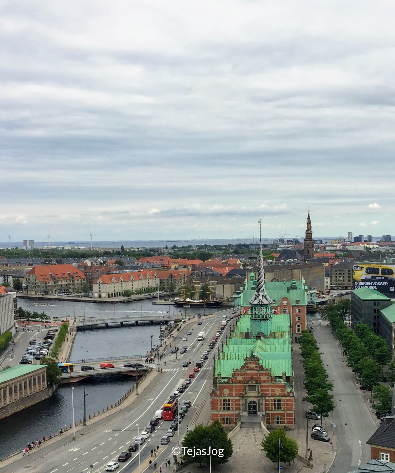 View from the Christiansborg's Tower, Tårnet