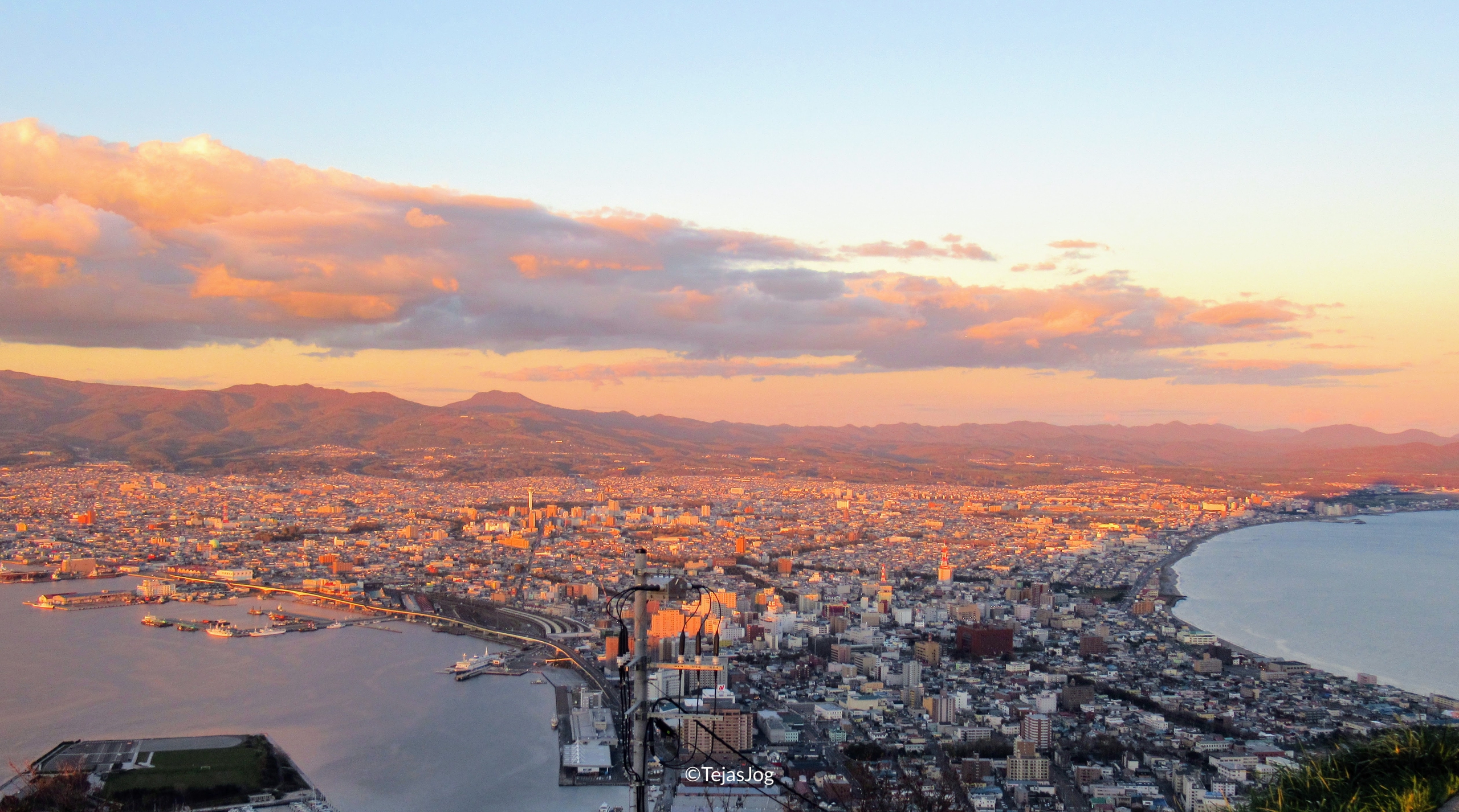 View from Mt. Hakodate Observatory
