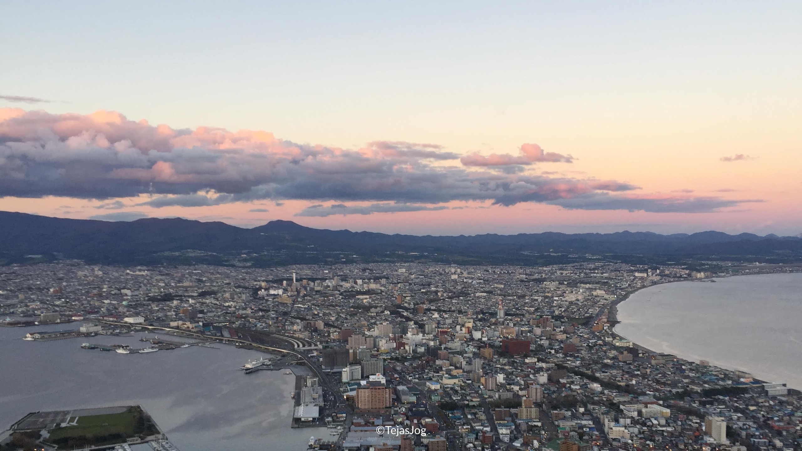 View from Mt. Hakodate Observatory