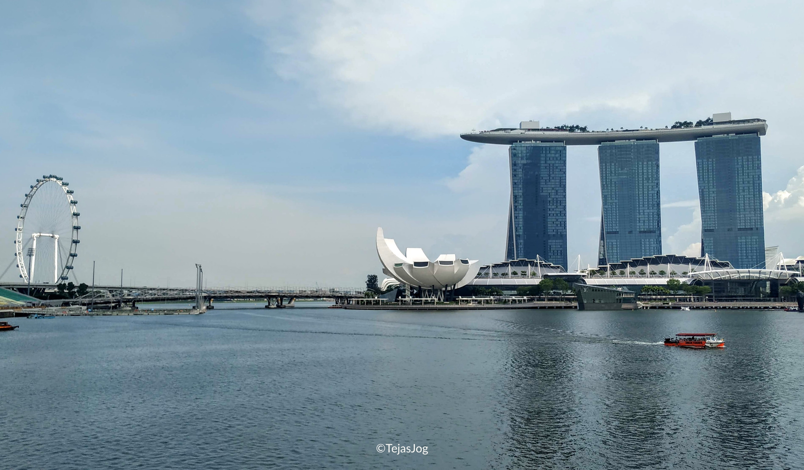 Singapore Flyer, ArtScience Museum and Marina Bay Sands Singapore Flyer, ArtScience Museum and Marina Bay Sands