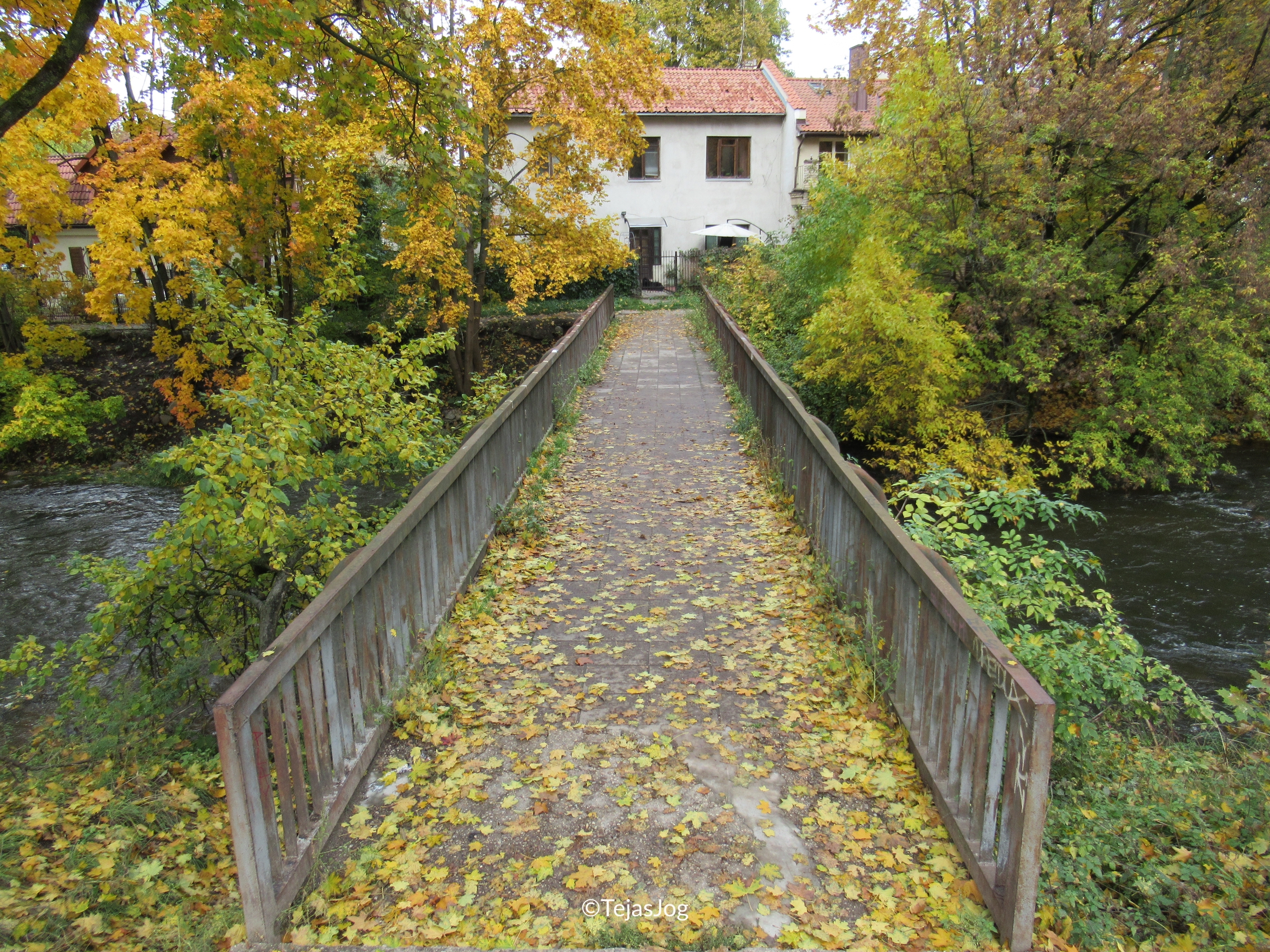 Crossing the Vilnia River