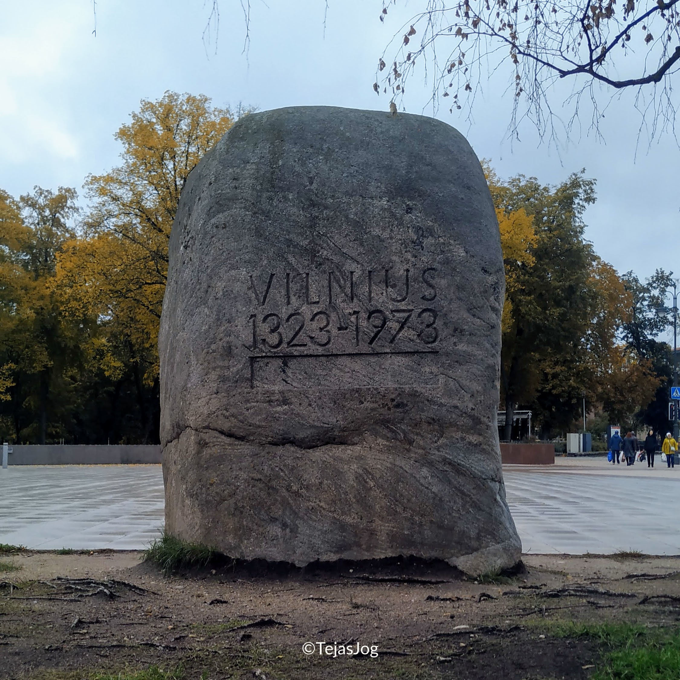 Commemorative Stone for the 650th Anniversary of Vilnius' Founding