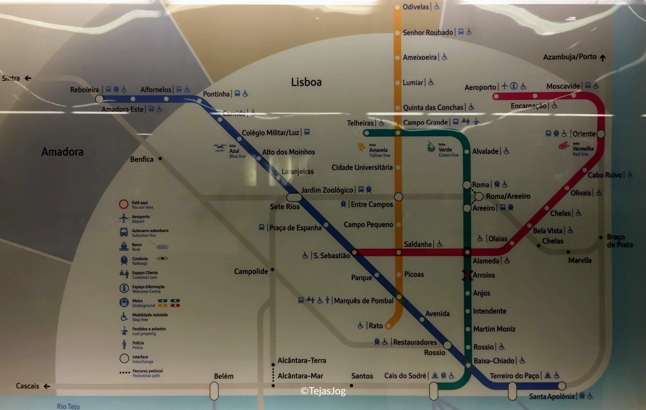 Carris/Metro map