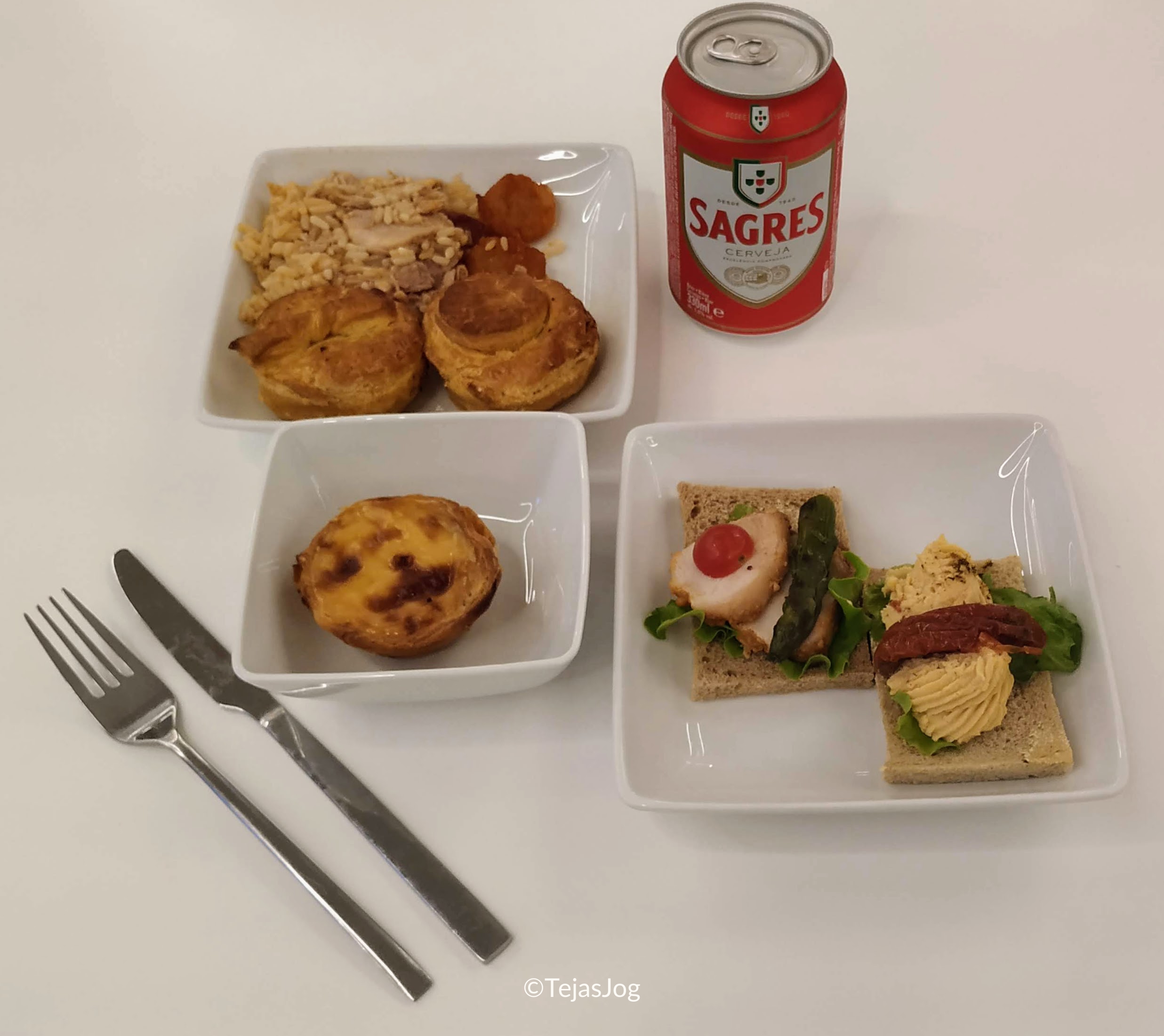 Dinner at TAP Air Portugal Premium Lounge