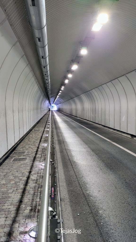 Tunnel to Cala del Forte marina