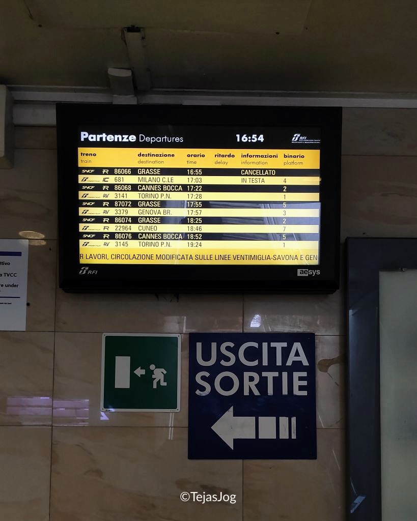 Ventimiglia train station