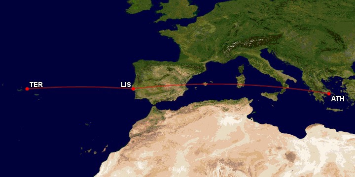 TAP Air Portugal 1828 - Aegean Airlines 723