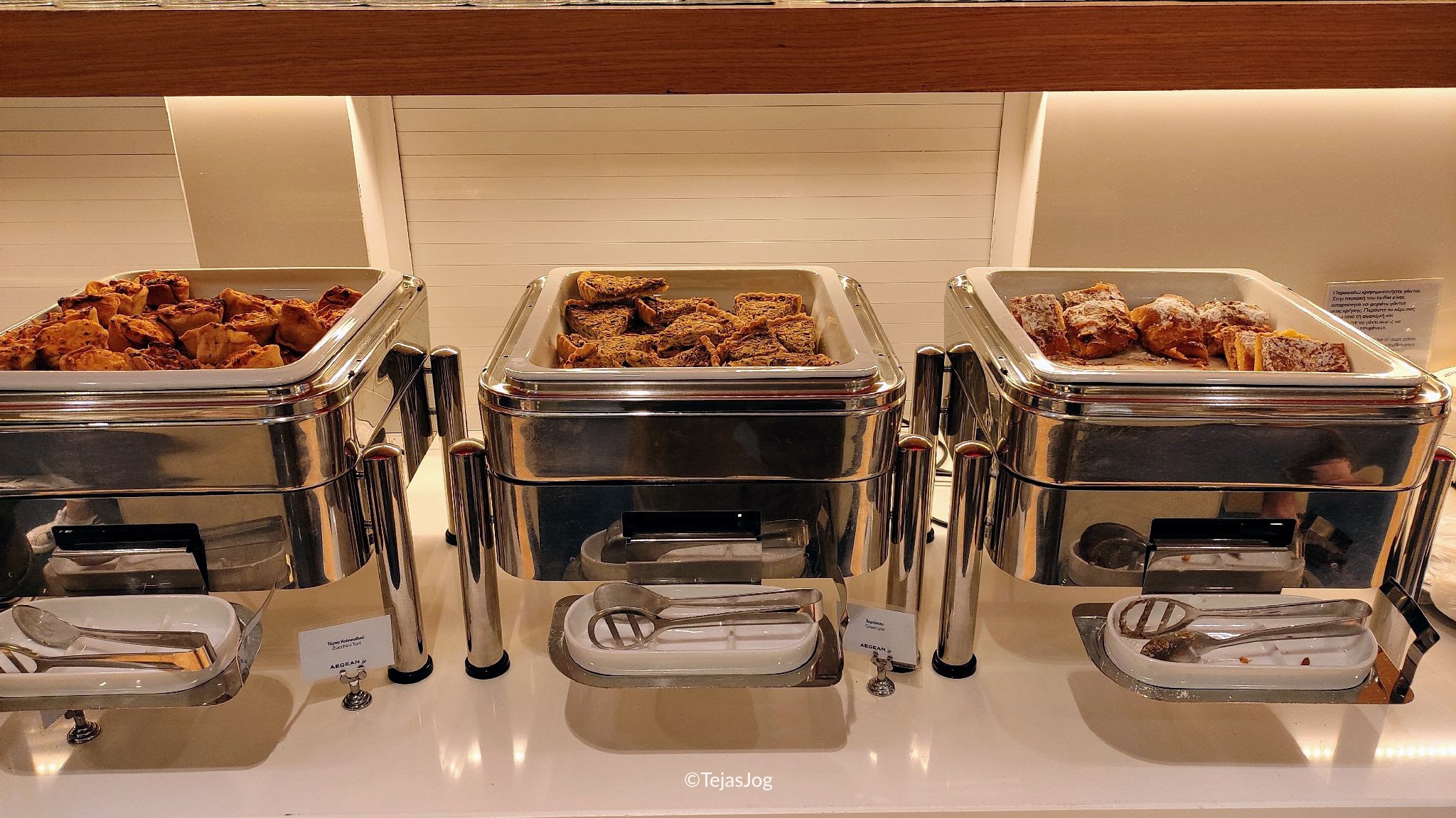 Buffet at the Aegean Lounge