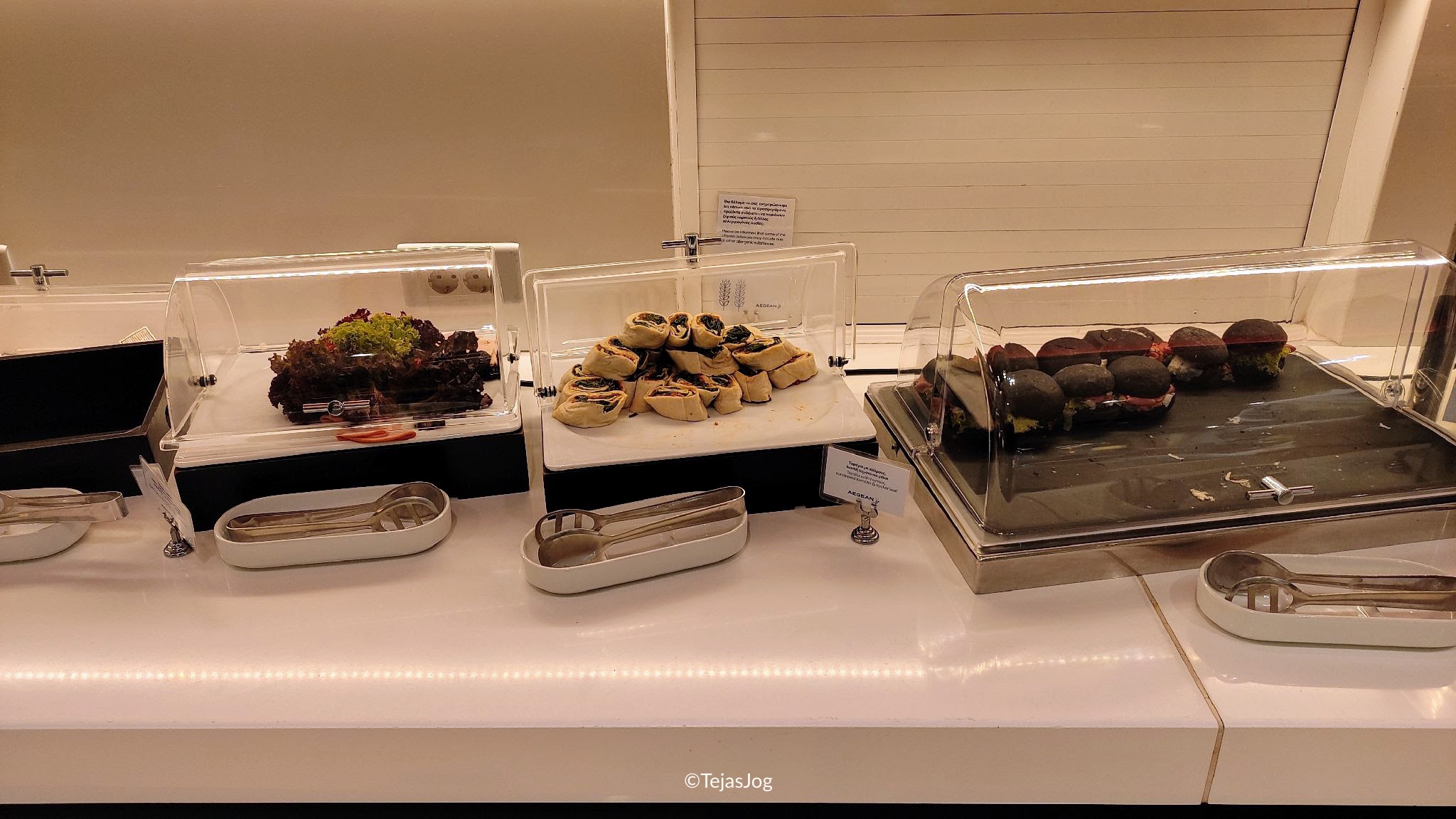 Buffet at the Aegean Lounge