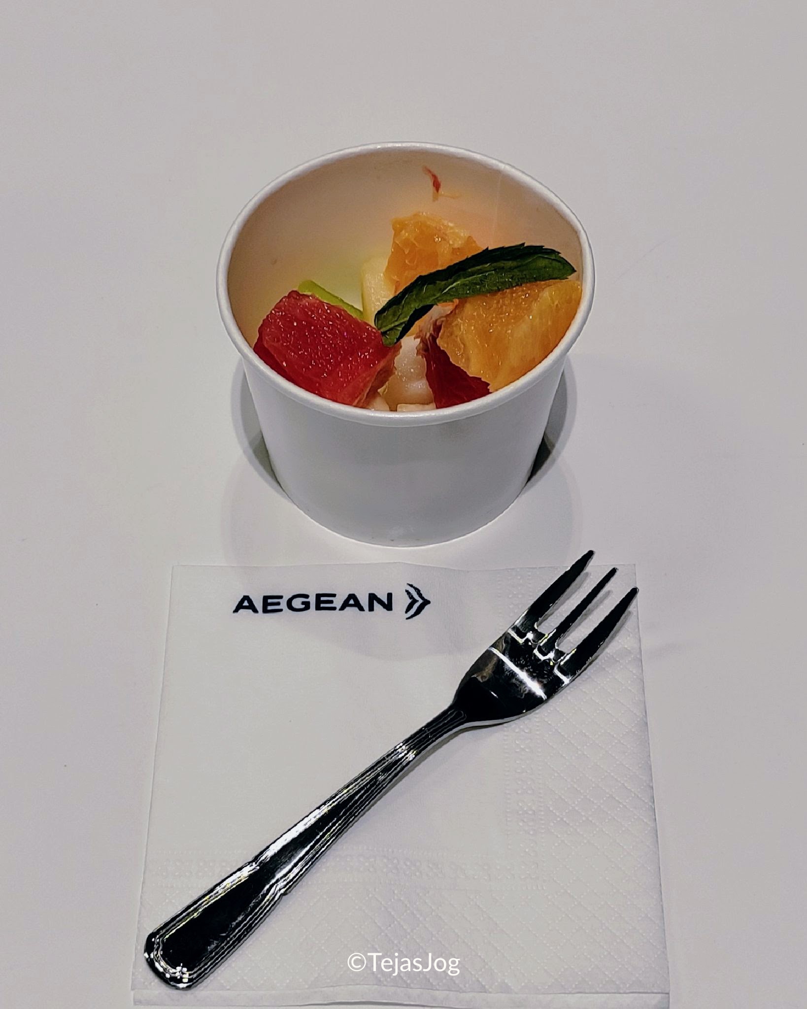 Food at the Aegean Lounge