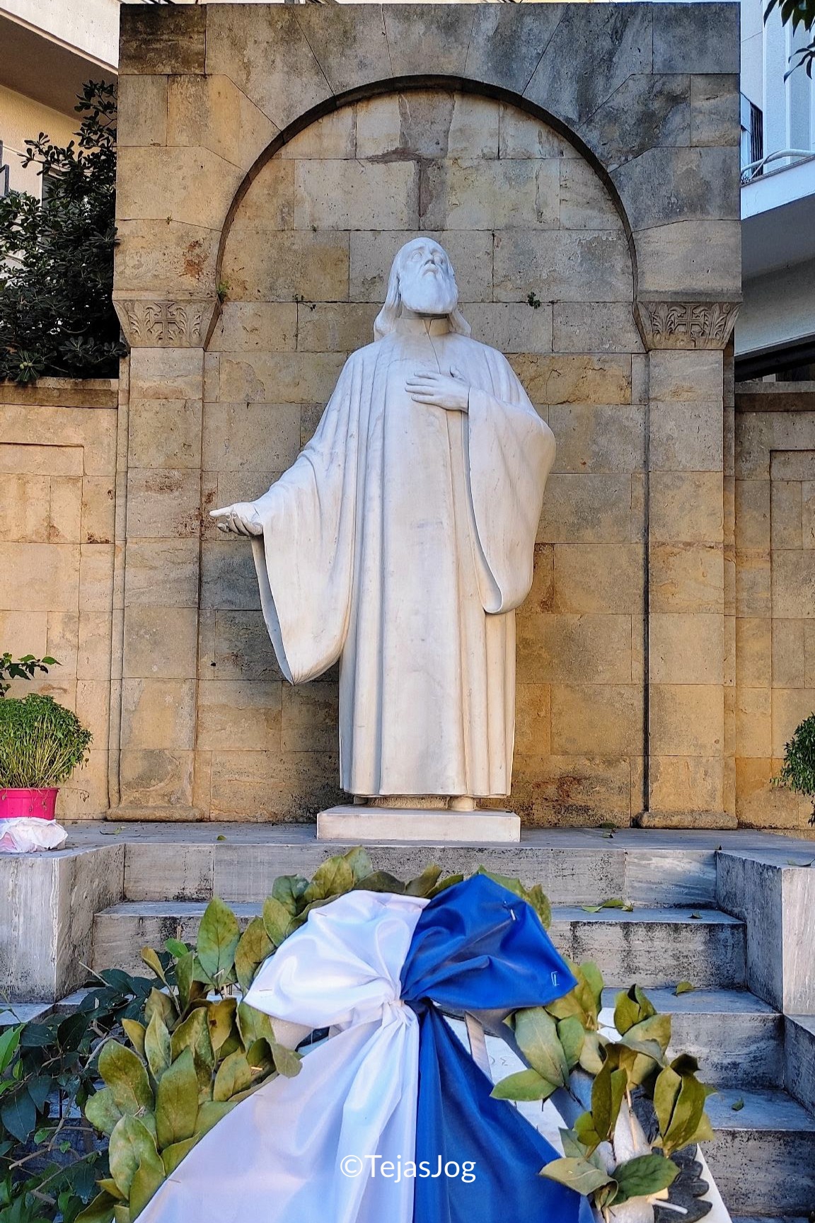 Statue of Saint Chrysostomos of Smyrna