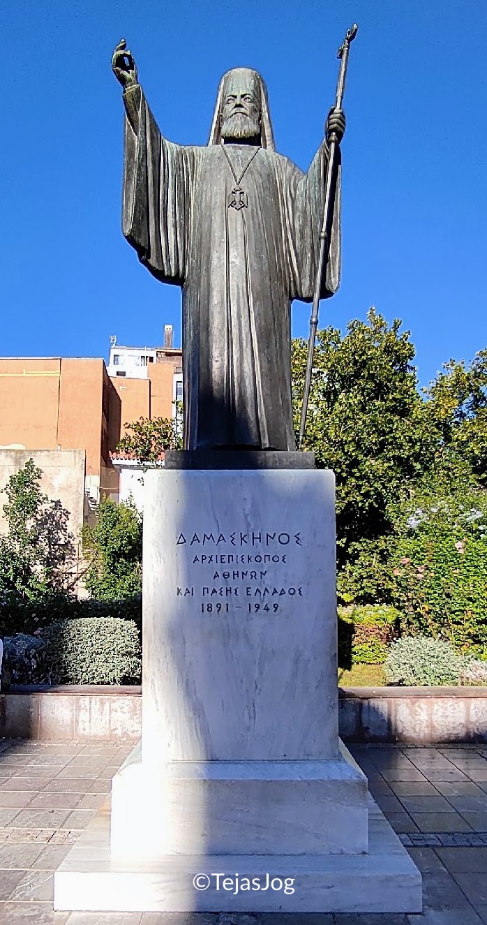 Statue of Archbishop Damaskinos Papandreou