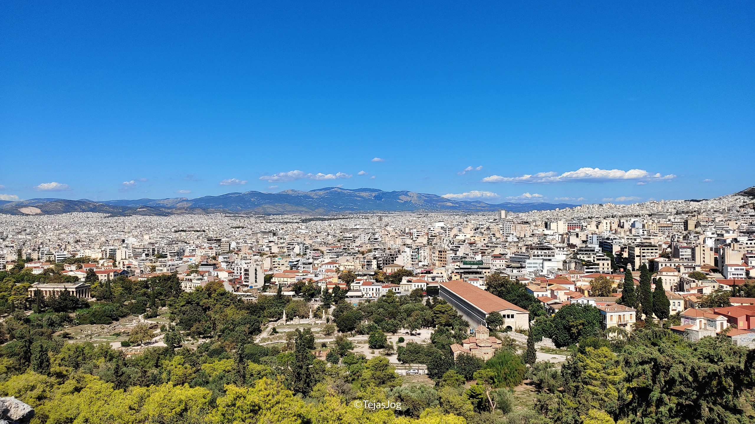 Athens seen from Areopagus Hill
