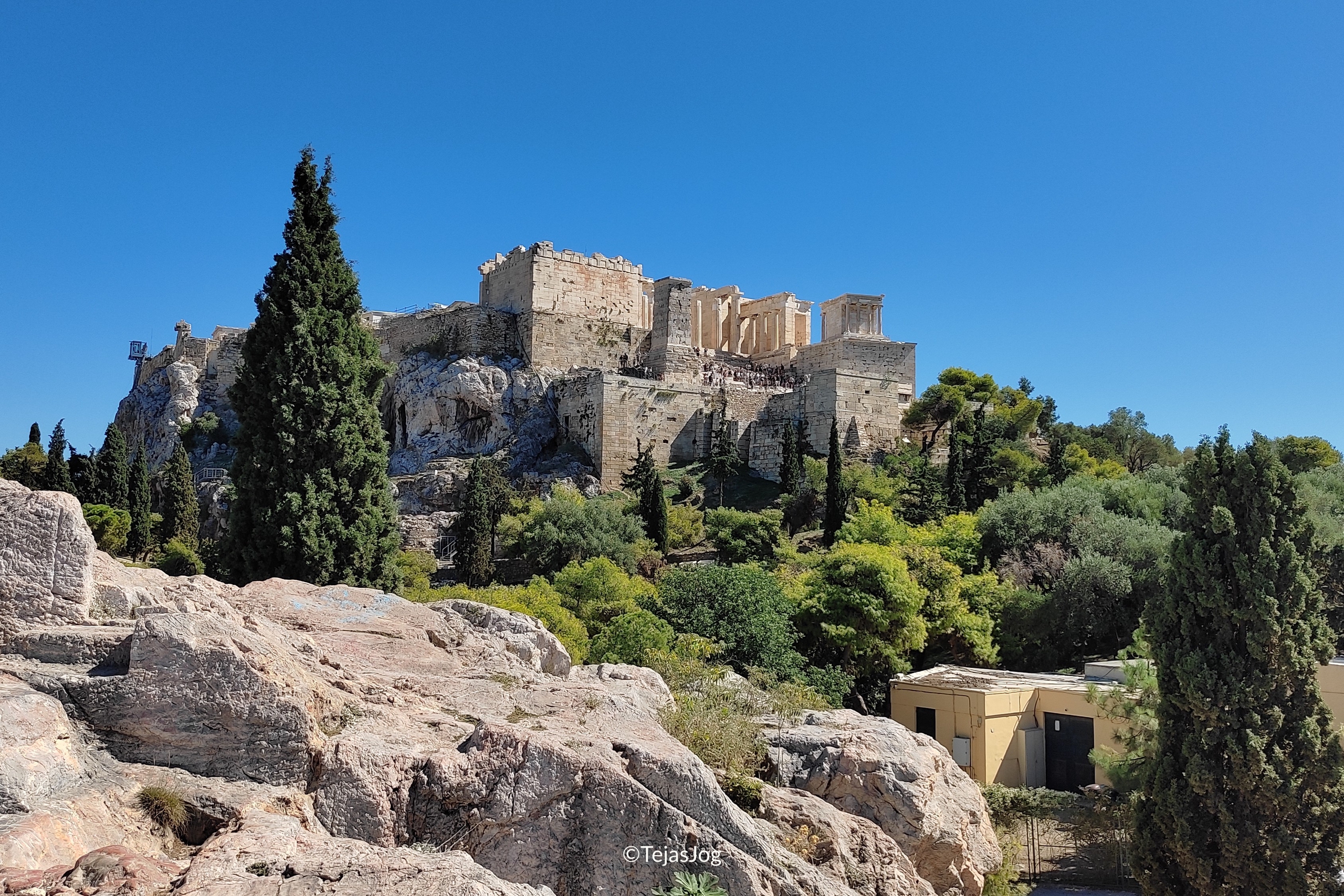 Acropolis seen from Areopagus Hill