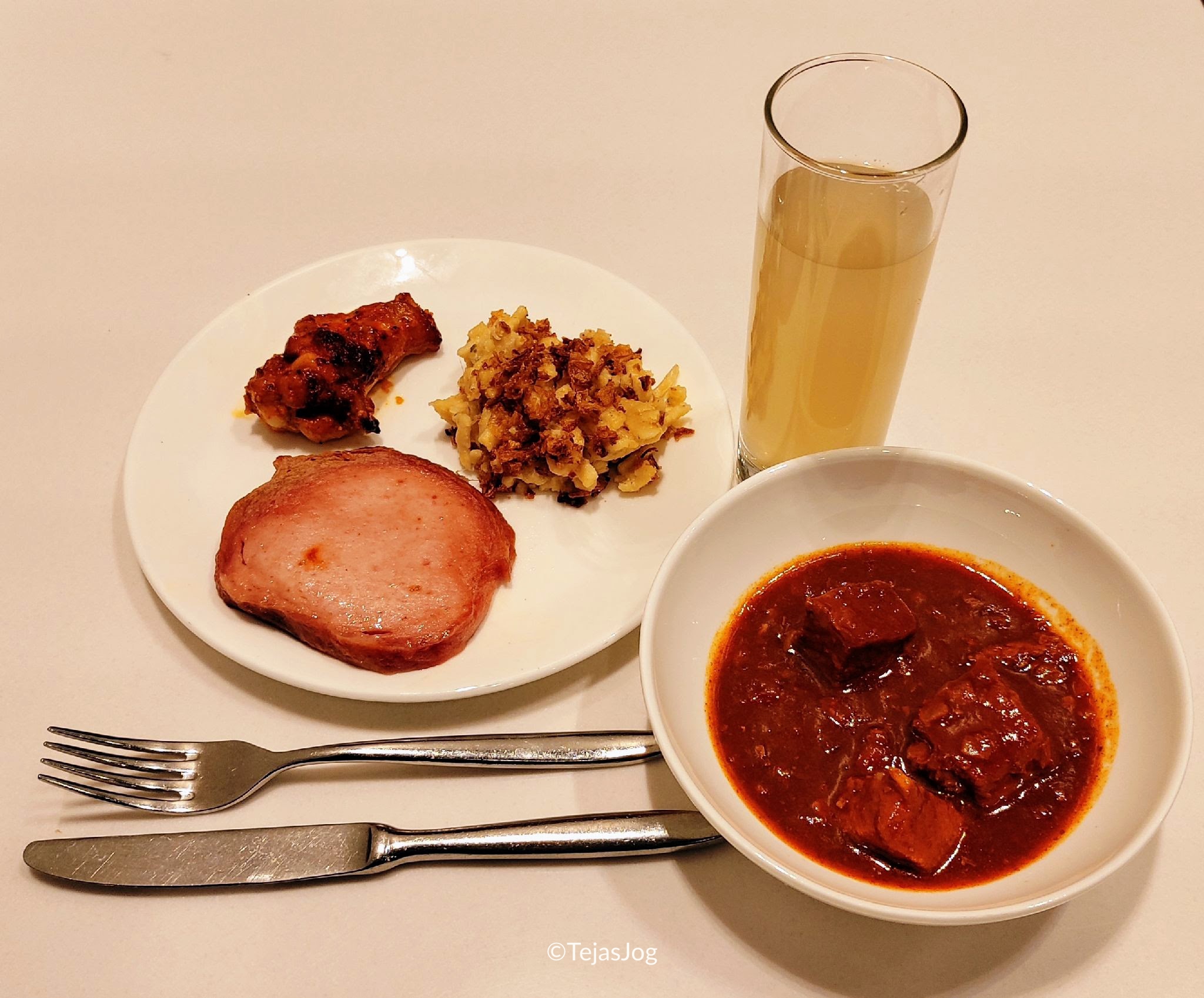 Food at Lufthansa Senator Lounge