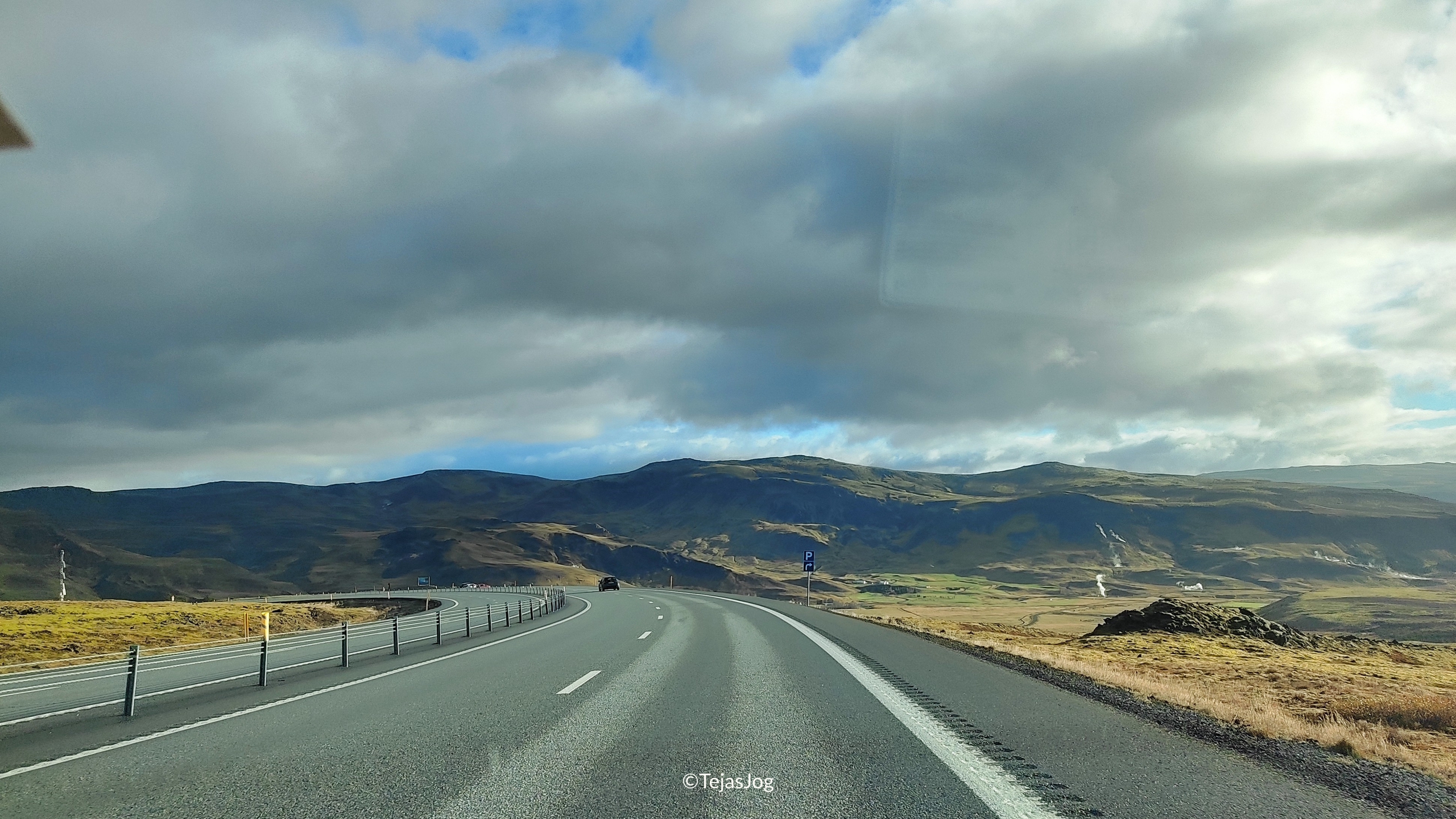 Driving southeast on Route 1