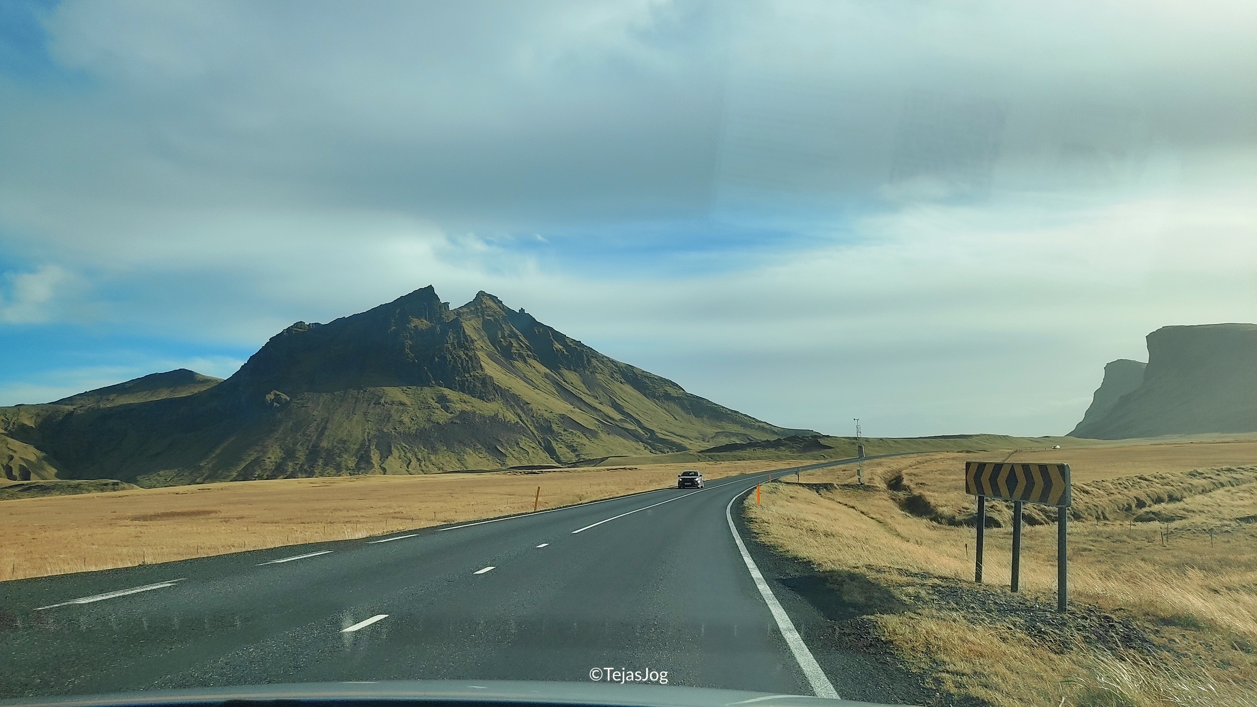 Driving east on Route 1