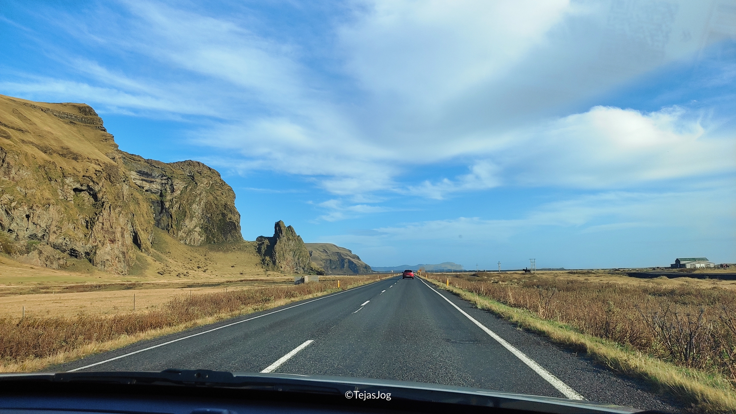 Driving east on Route 1