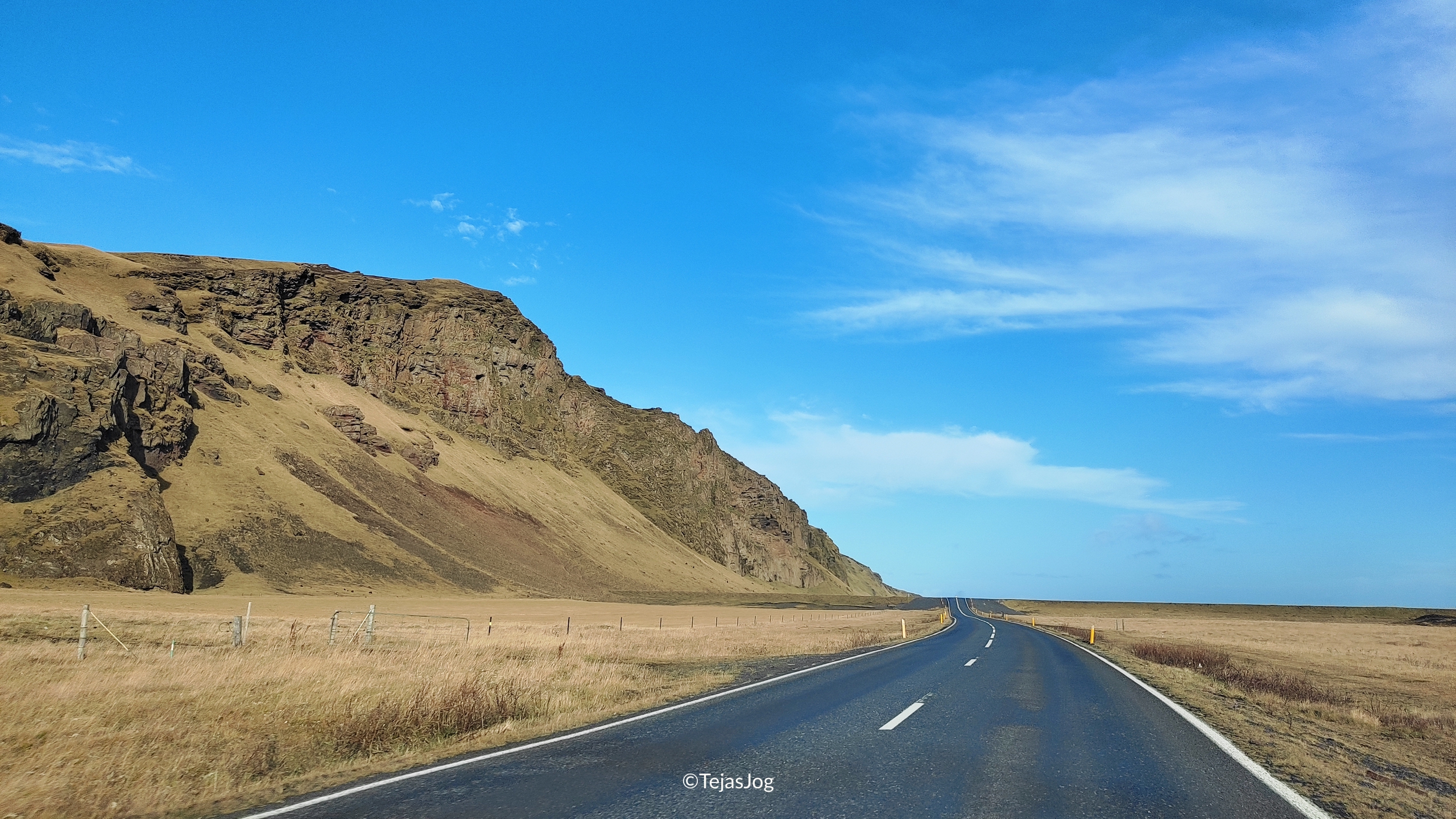 Driving east on Route 1