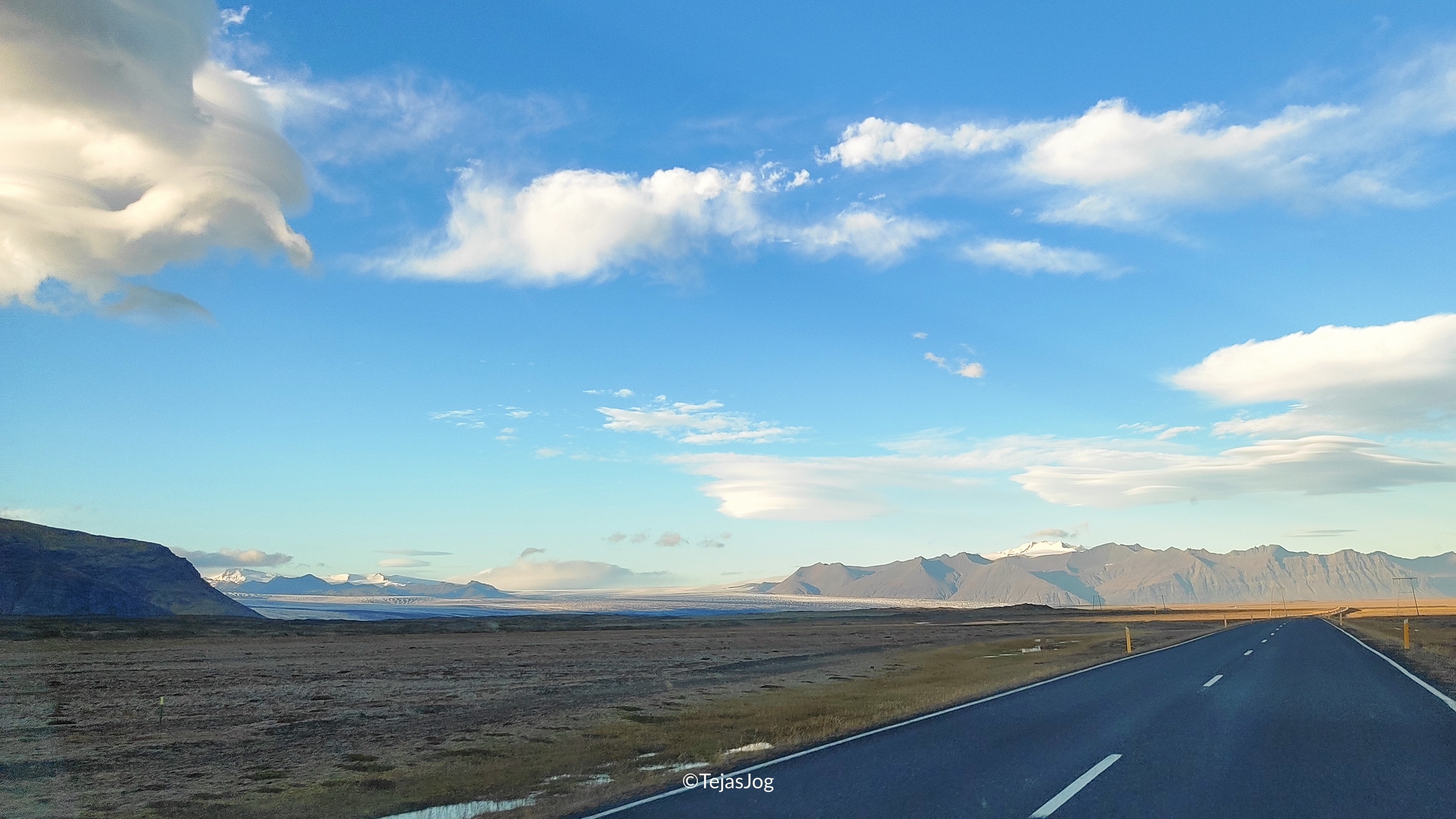 Driving east on Route 1