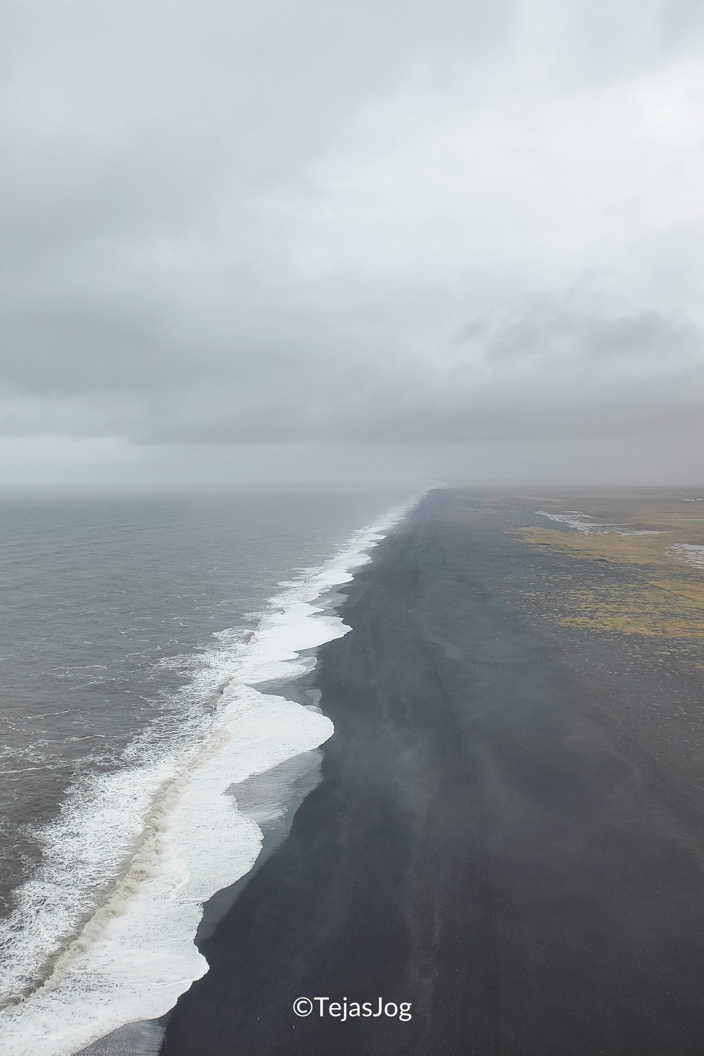 The Endless Black Beach