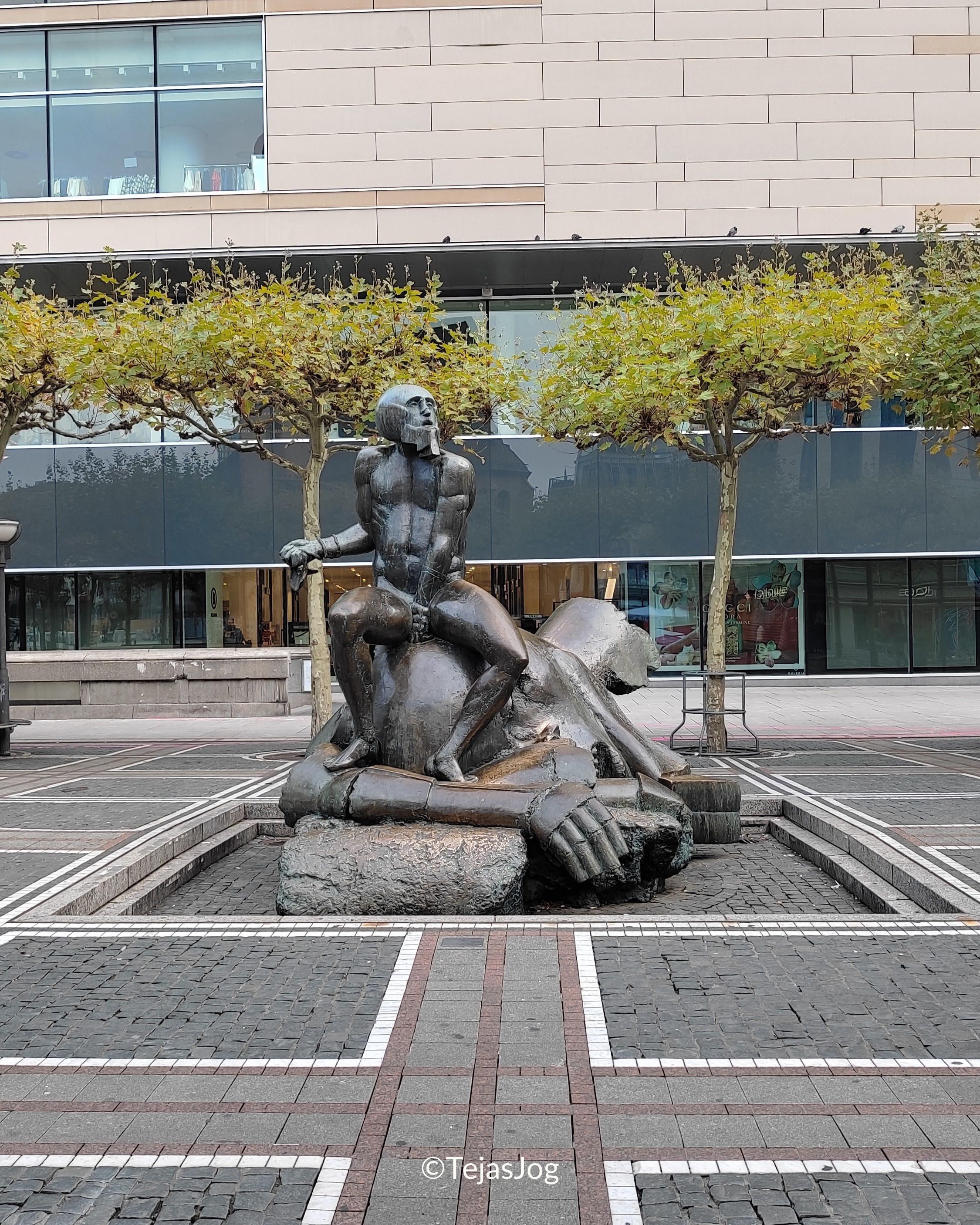 David and Goliath Sculpture