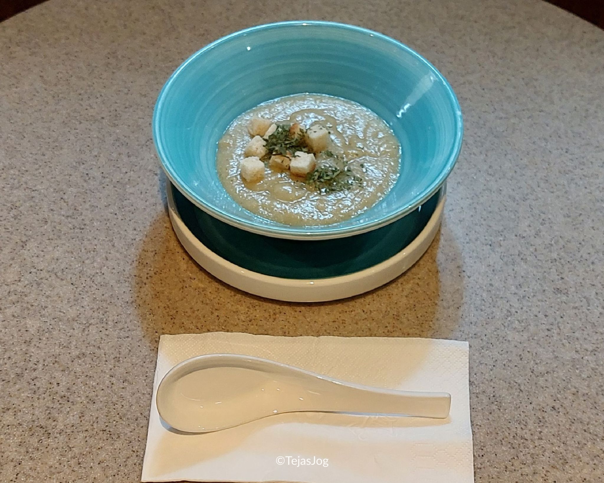 Soup at KrisFlyer Gold Lounge Soup at KrisFlyer Gold Lounge