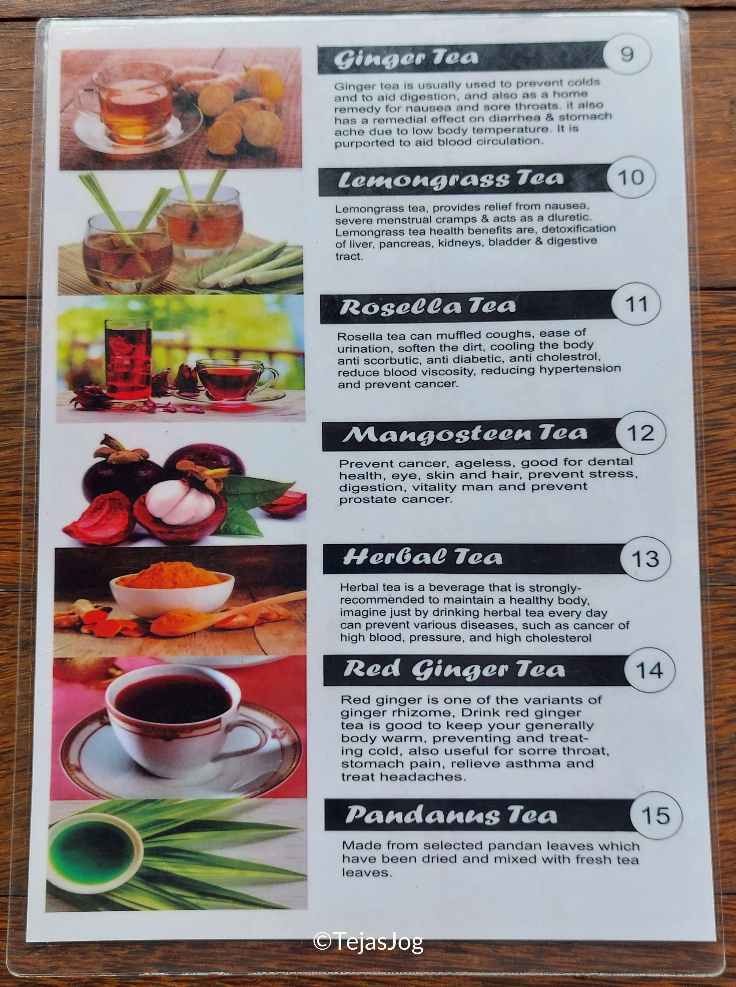 Sampler of Teas and Coffees